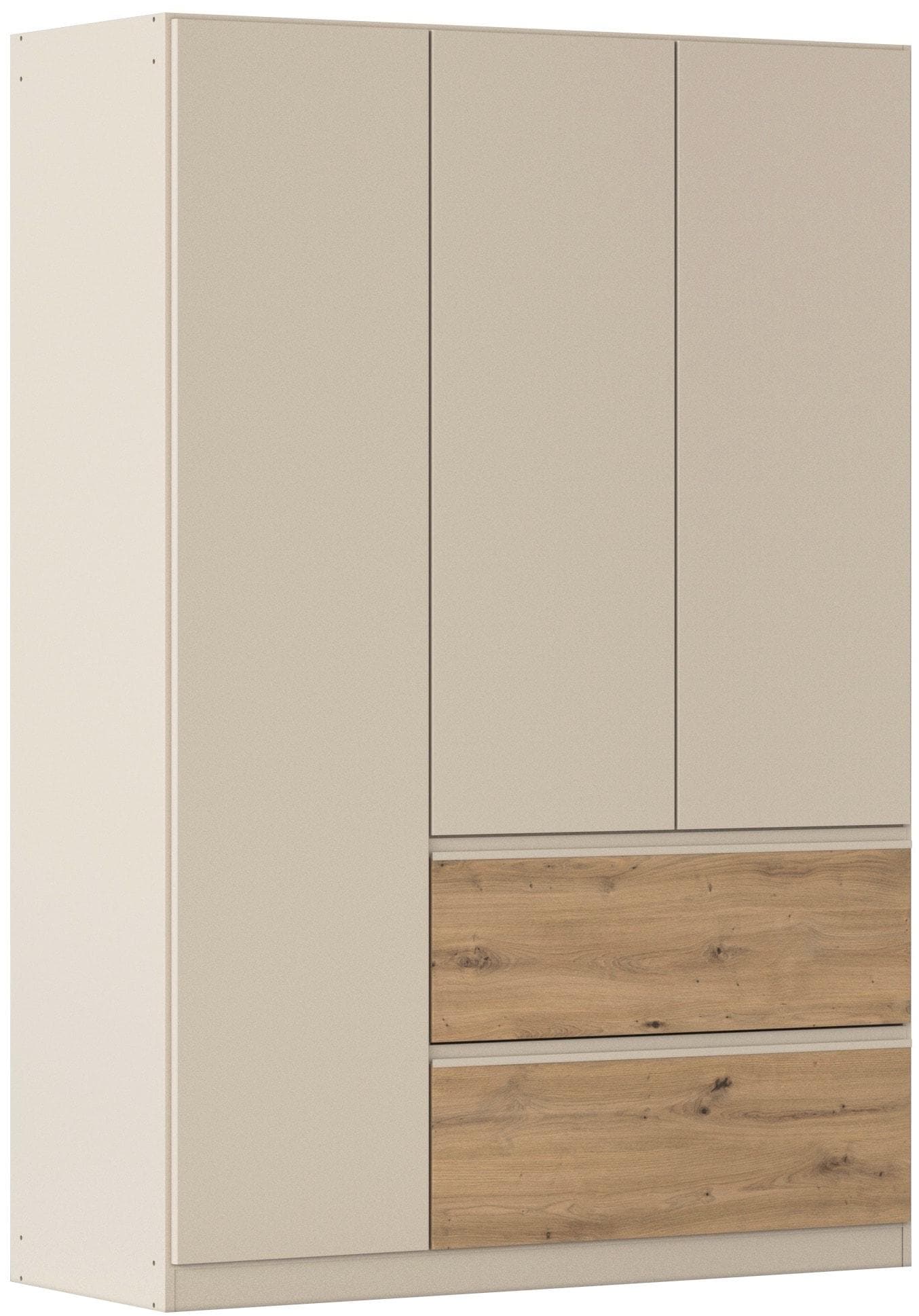 Drehtürenschrank RAUCH Kleiderschrank Beige Eiche Artisan
