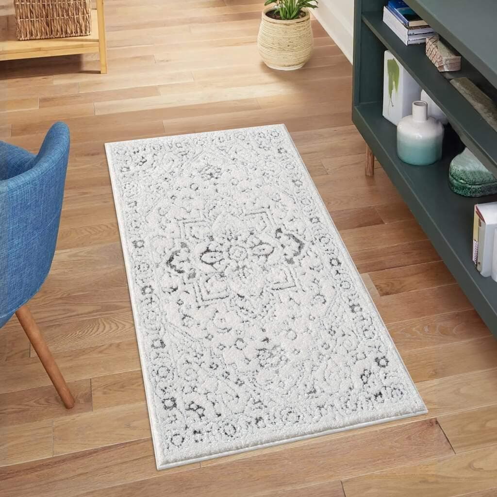 Carpet City Lounge 0638 Kurzflor-Teppich Grau Hoch-Tief-Effekt