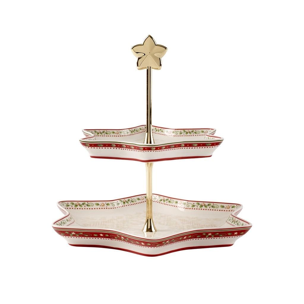 Etagere Villeroy & Boch Winter Bakery Delight Bunt Porzellan