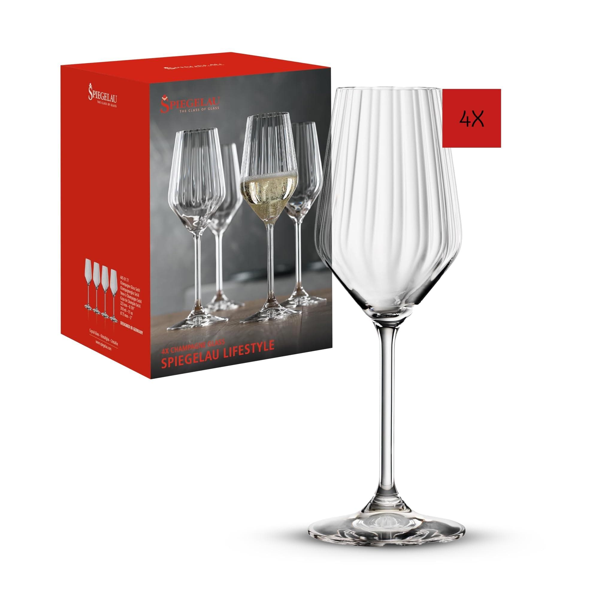 Spiegelau Champagner-Gläserset Lifestyle 4-teilig 310 ml