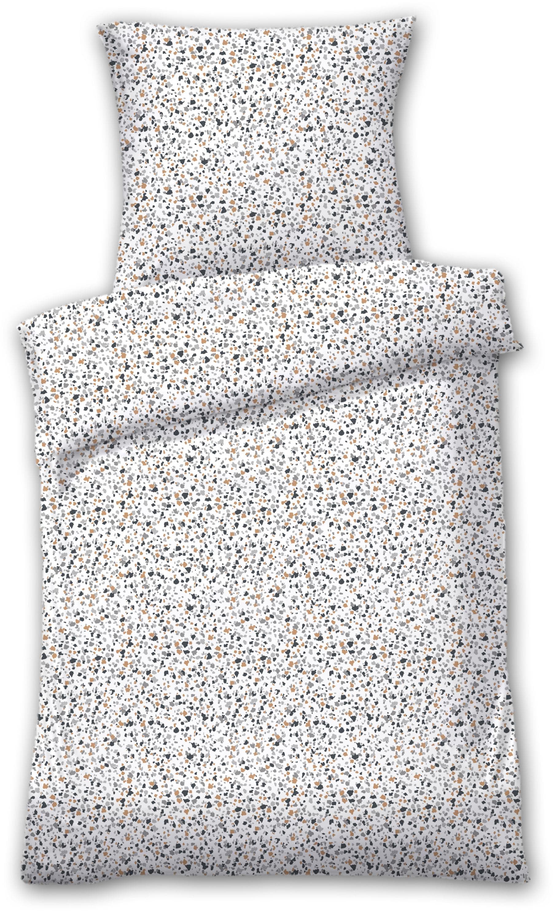 DYCKHOFF Bettwäsche Ambra Gold-Silber Weichfrottier