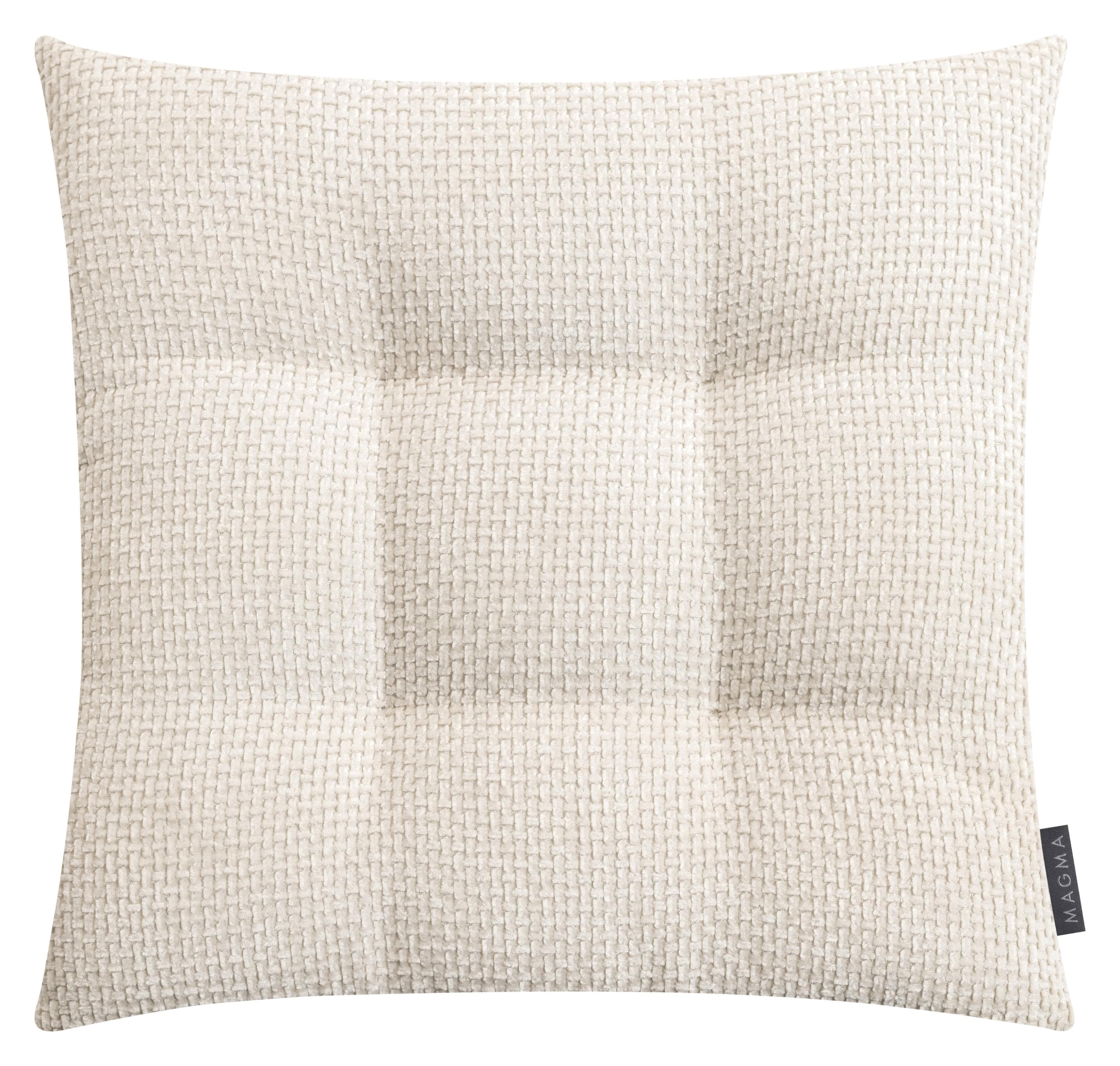 Stuhlkissen aus Polyester, Chenille und Faserbällchen