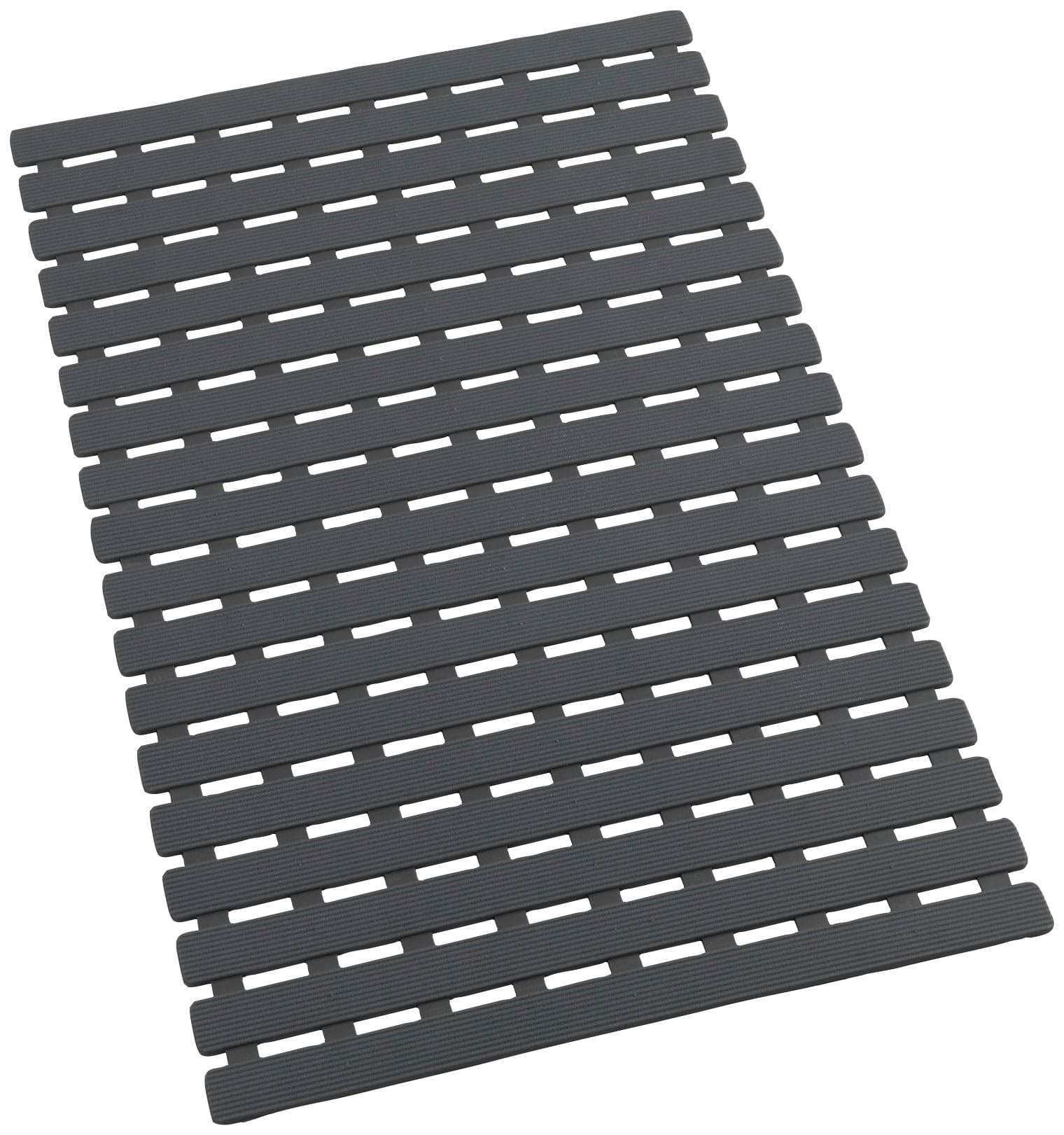 WENKO Wanneneinlage Arinos Grau Thermoplastischer Kunststoff