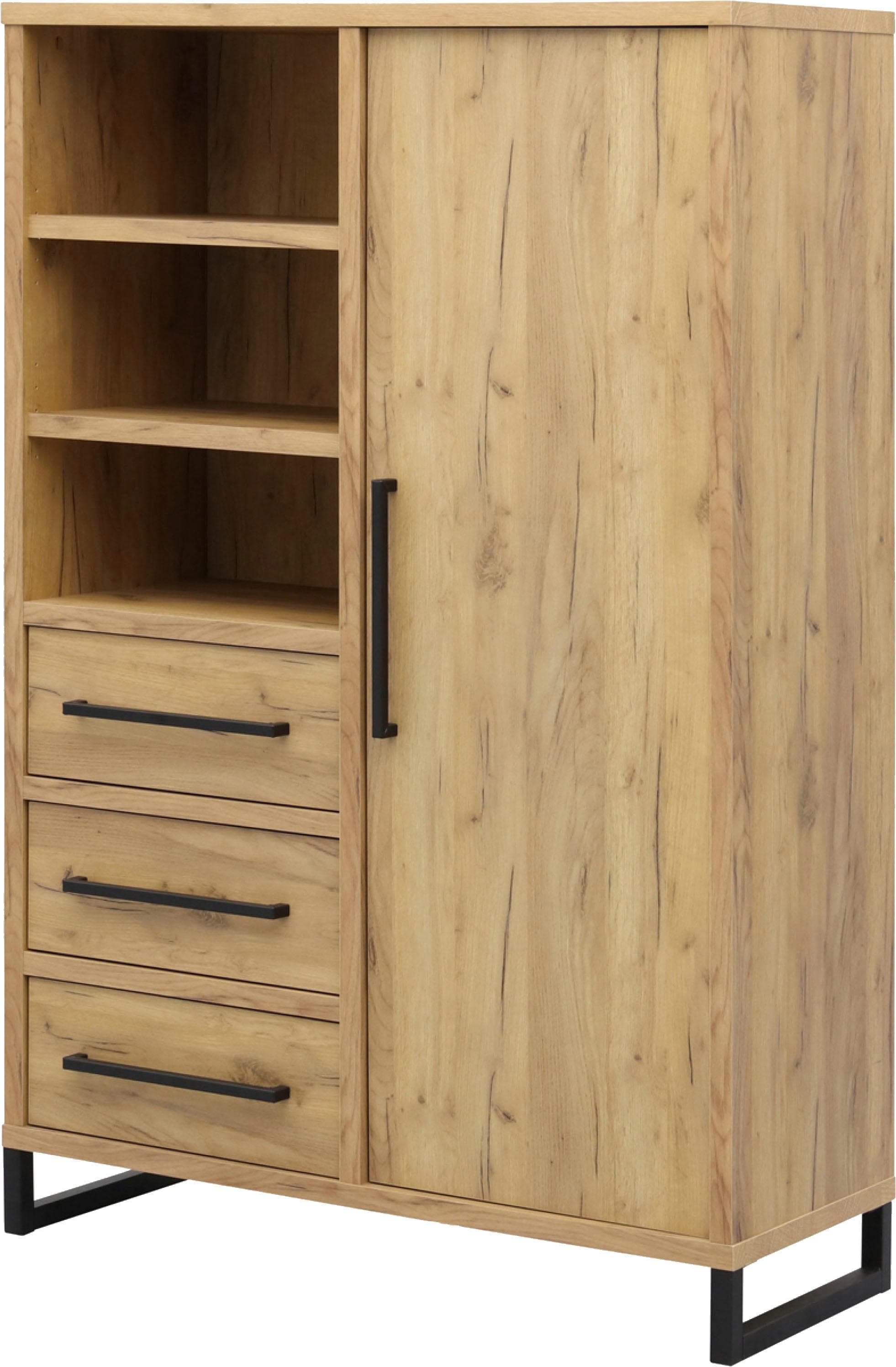 OMG Design Ronda Barschrank: Stilvoller Spirituosen-Schrank mit Metallgriffen