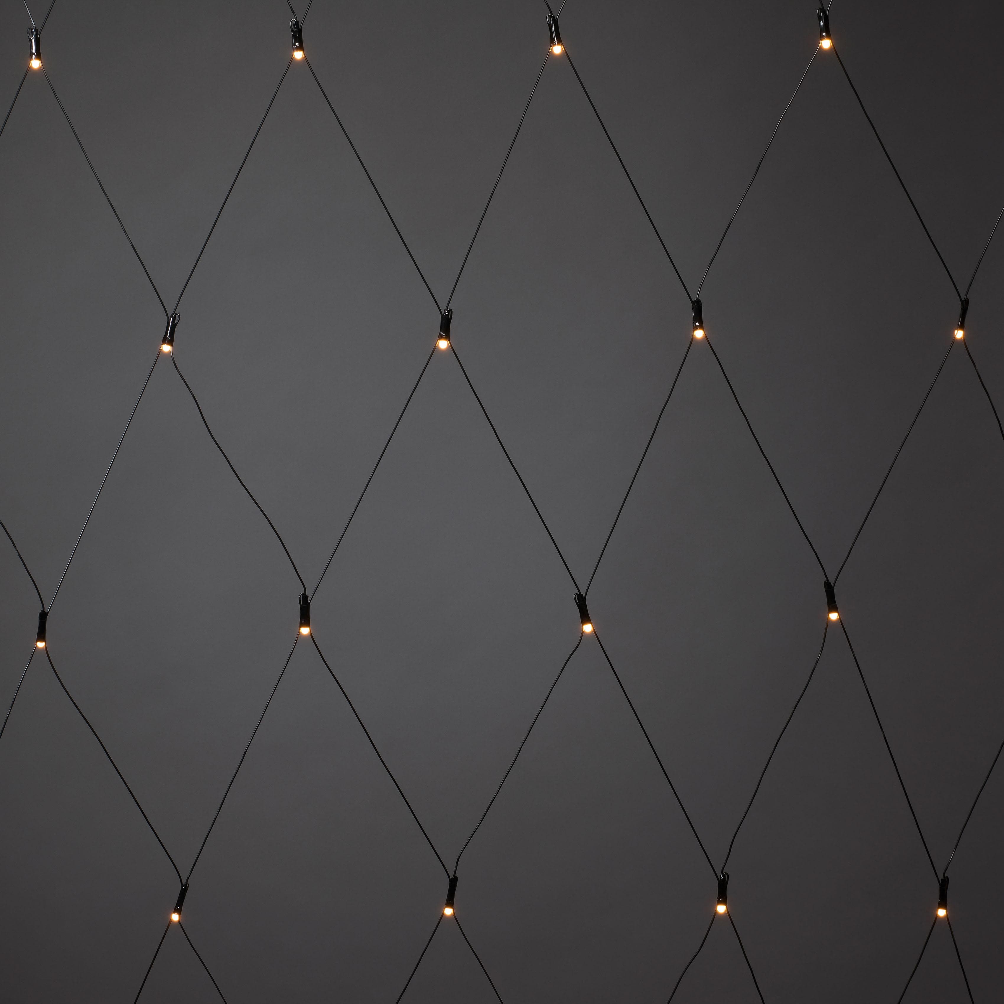 Konstsmide LED-Lichternetz 120 bernsteinfarbene Dioden Outdoor
