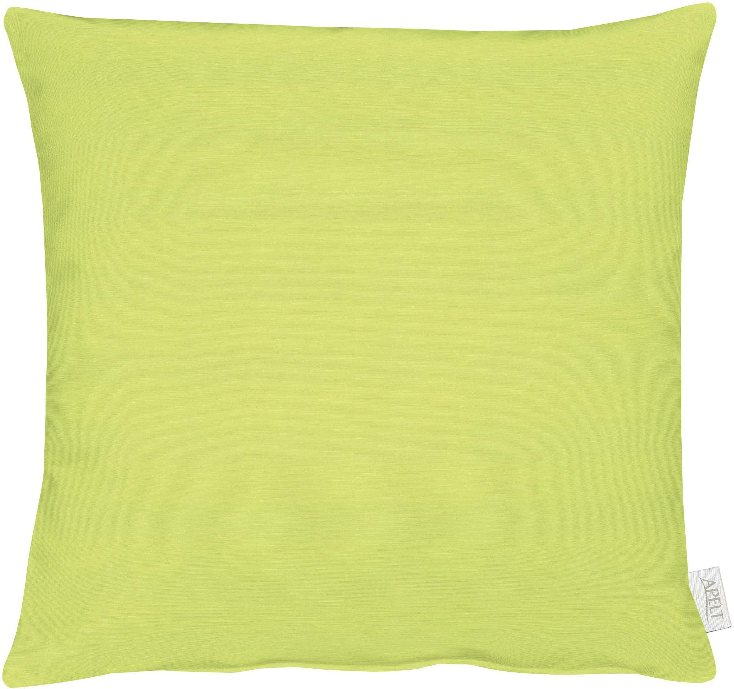 Dekokissen APELT 4362 Rips Uni Hellgrün 51x51cm Mischgewebe
