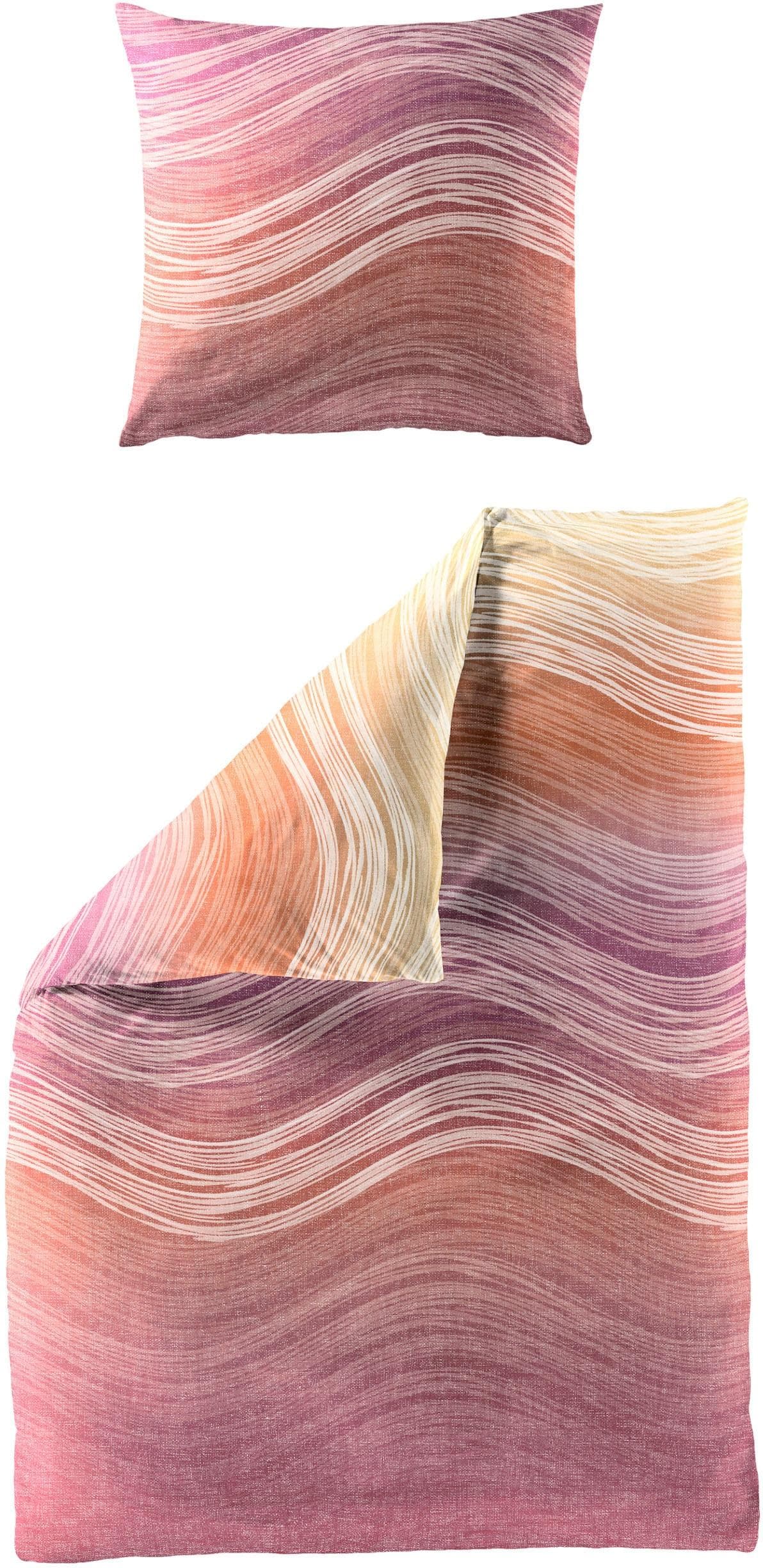 BIERBAUM Bettwäsche 4061 Mango Mako-Satin 100% Baumwolle