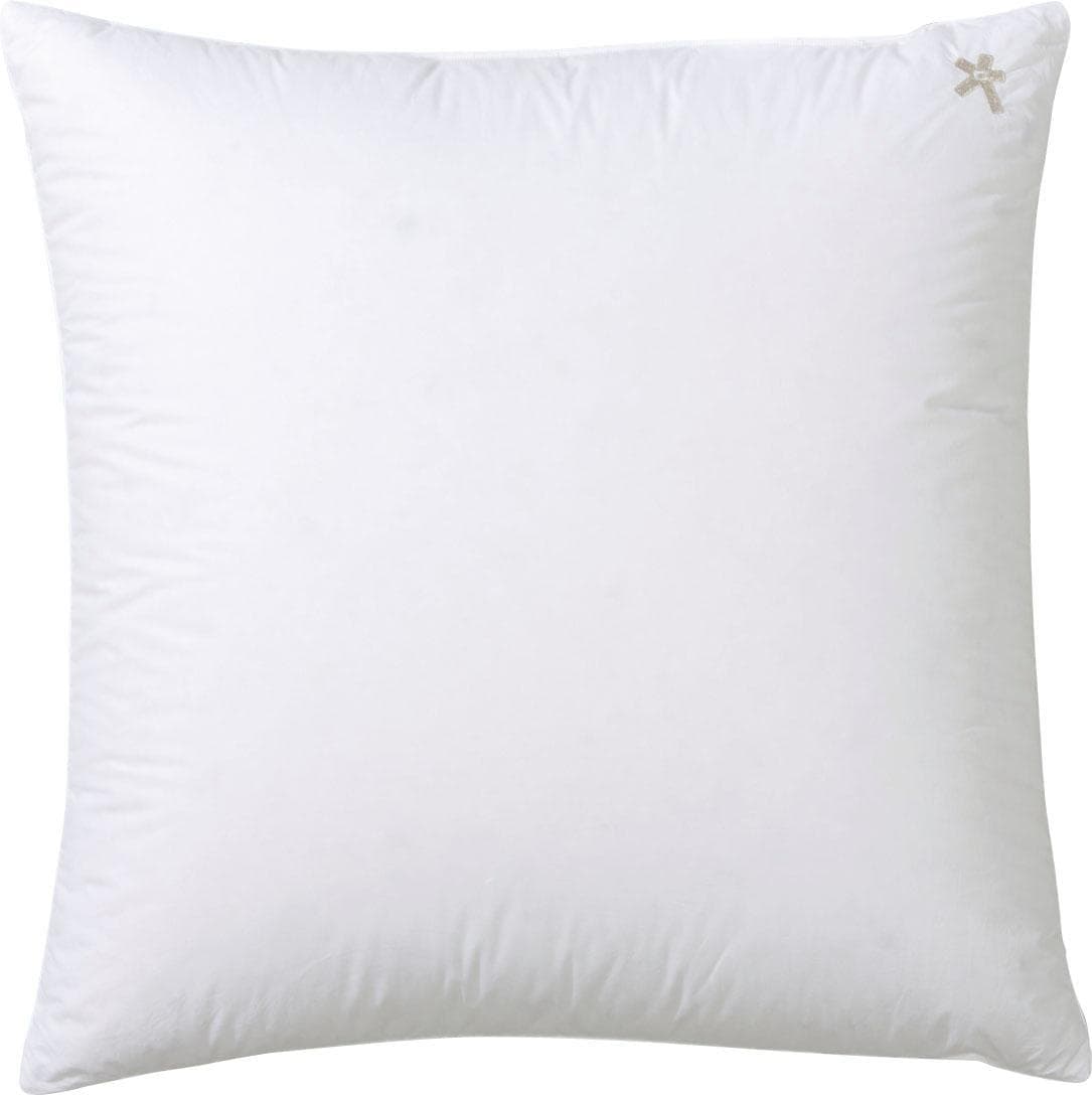CENTA-STAR Kopfkissen Classik fest Weiß 80x80cm Baumwolle Federn Daunen