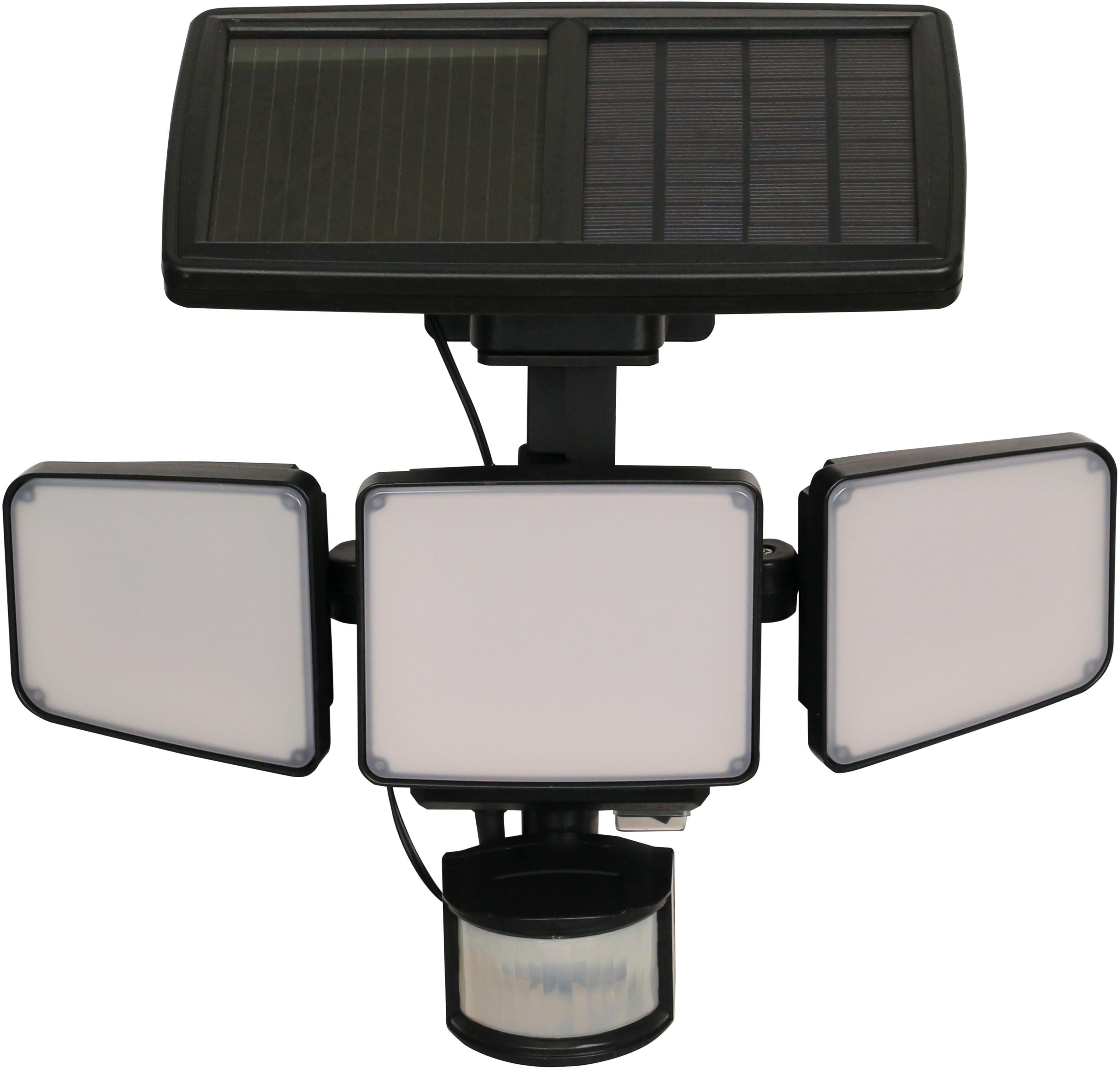 Luxform Solar-Sicherheits-Wandleuchte La Rioja LED Schwarz