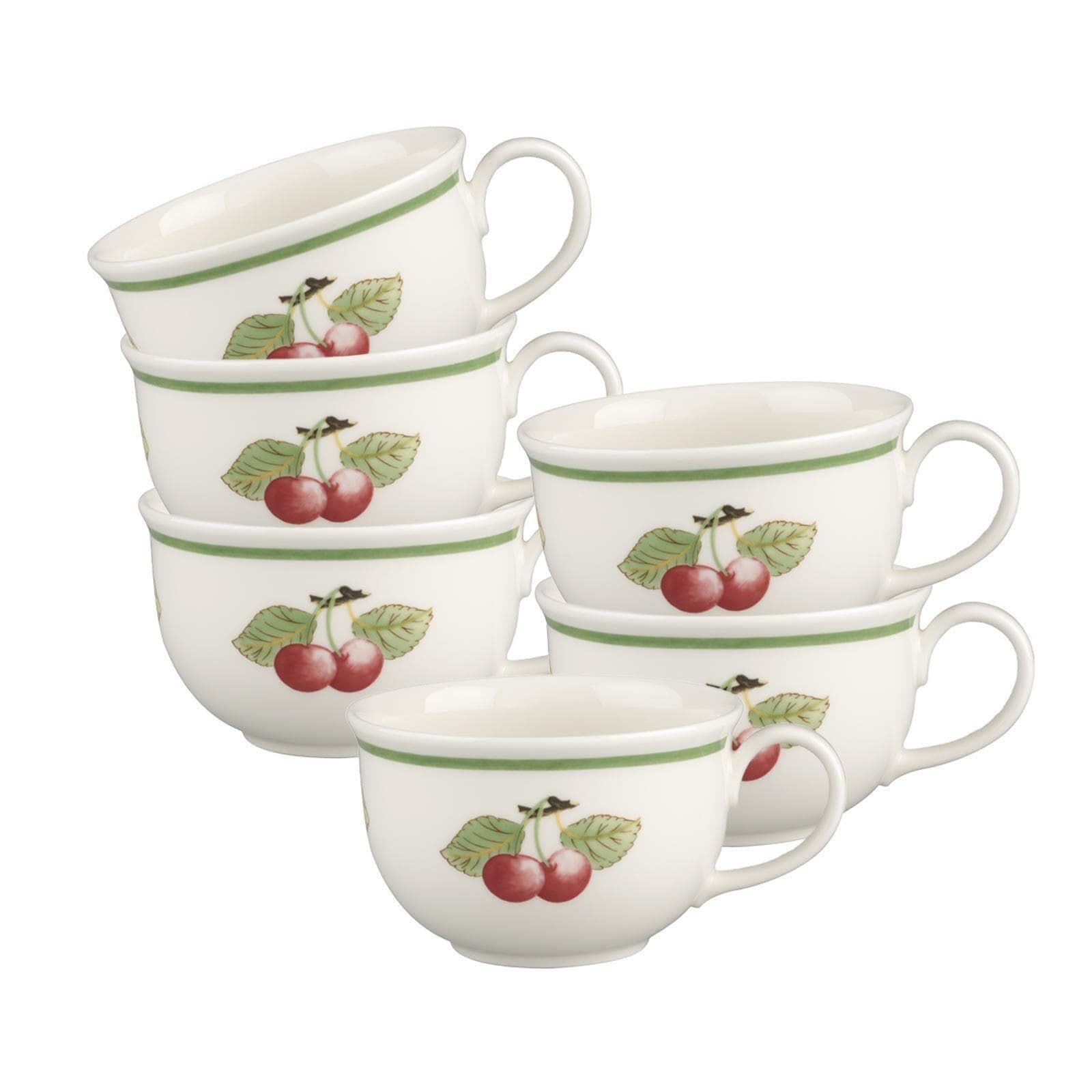 Elegante Porzellan-Tasse im French Garden Stil