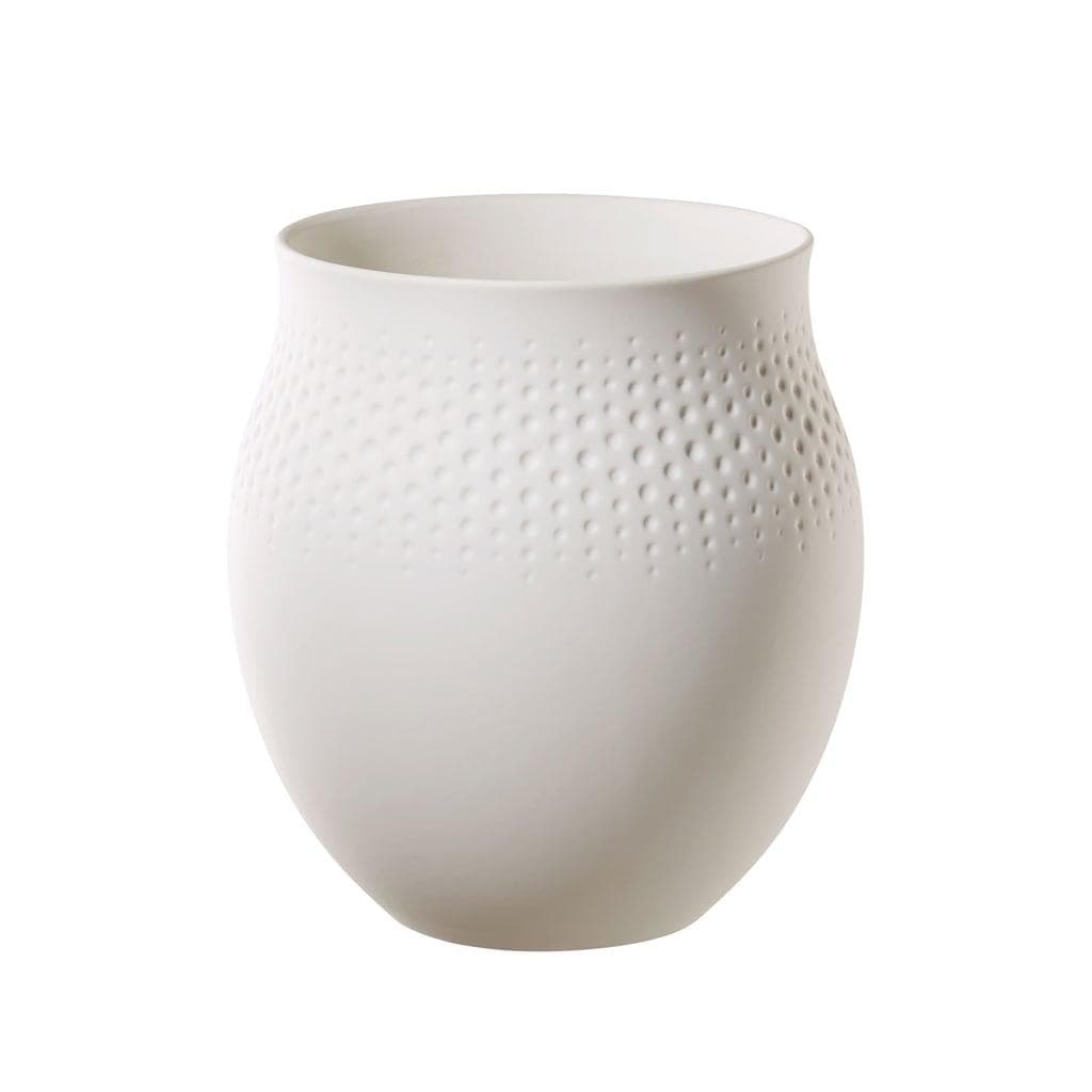 Villeroy & Boch Tischvase Collier Weiß