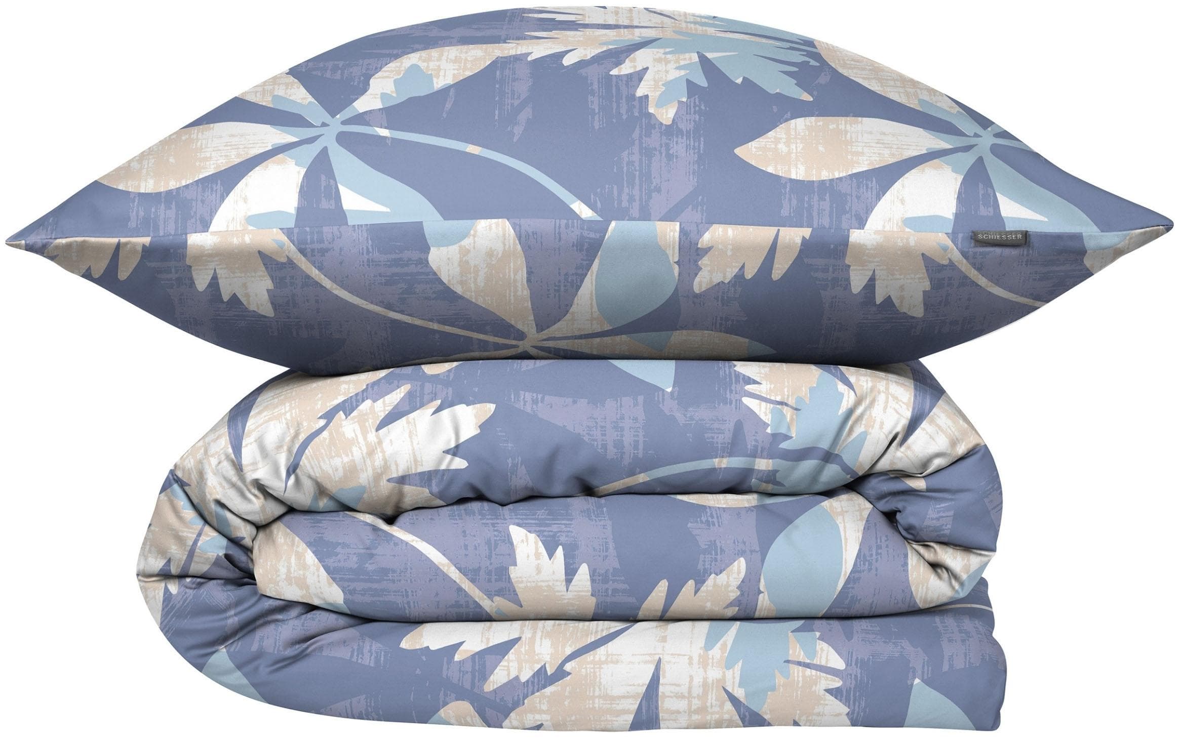 Schiesser Bettwäsche Vera Floral Blau