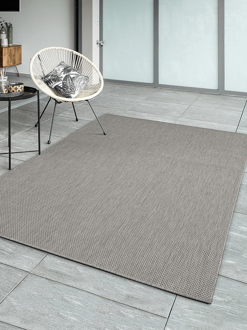 THE CARPET Mistra Teppich Grau Indoor Outdoor Polypropylen