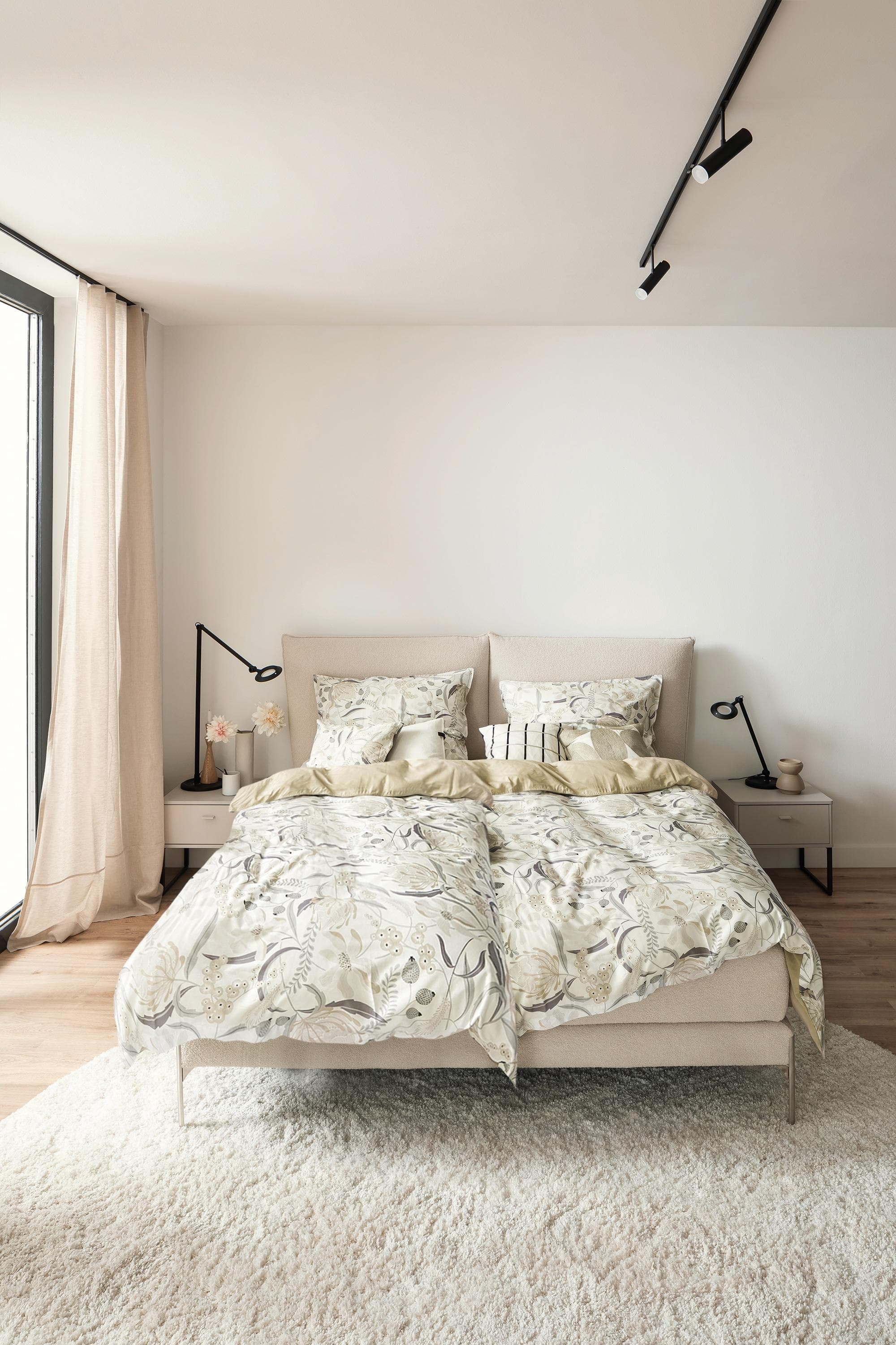 Schöner Wohnen Wendebettwäsche Playful Beige Floral