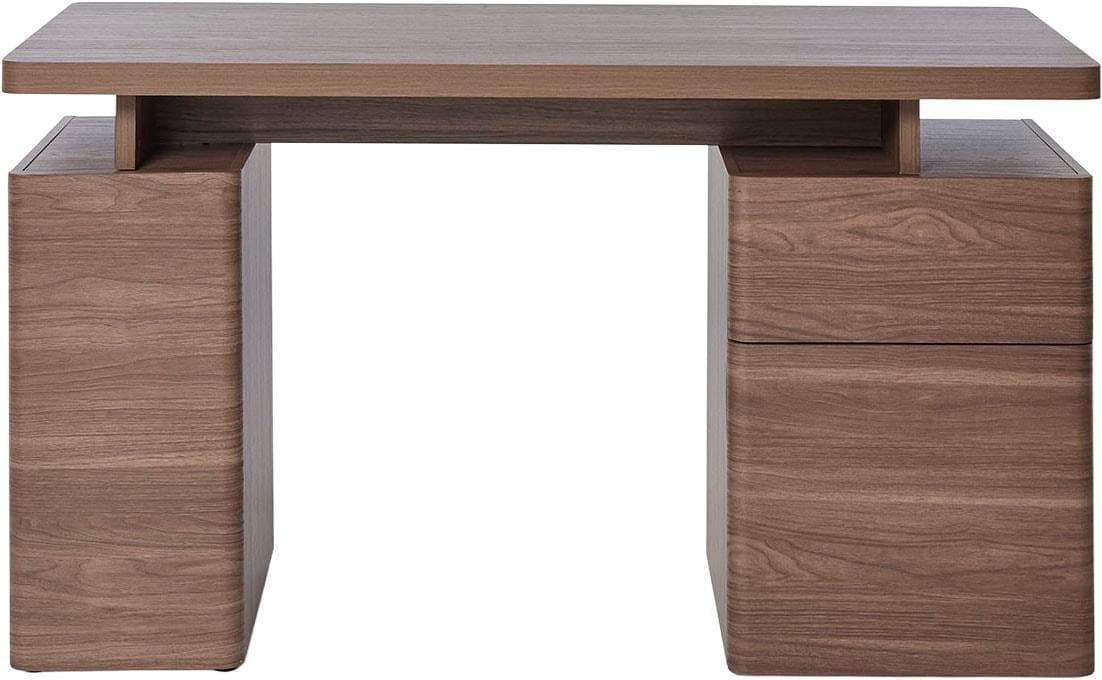 Moderner Walnuss-Schreibtisch