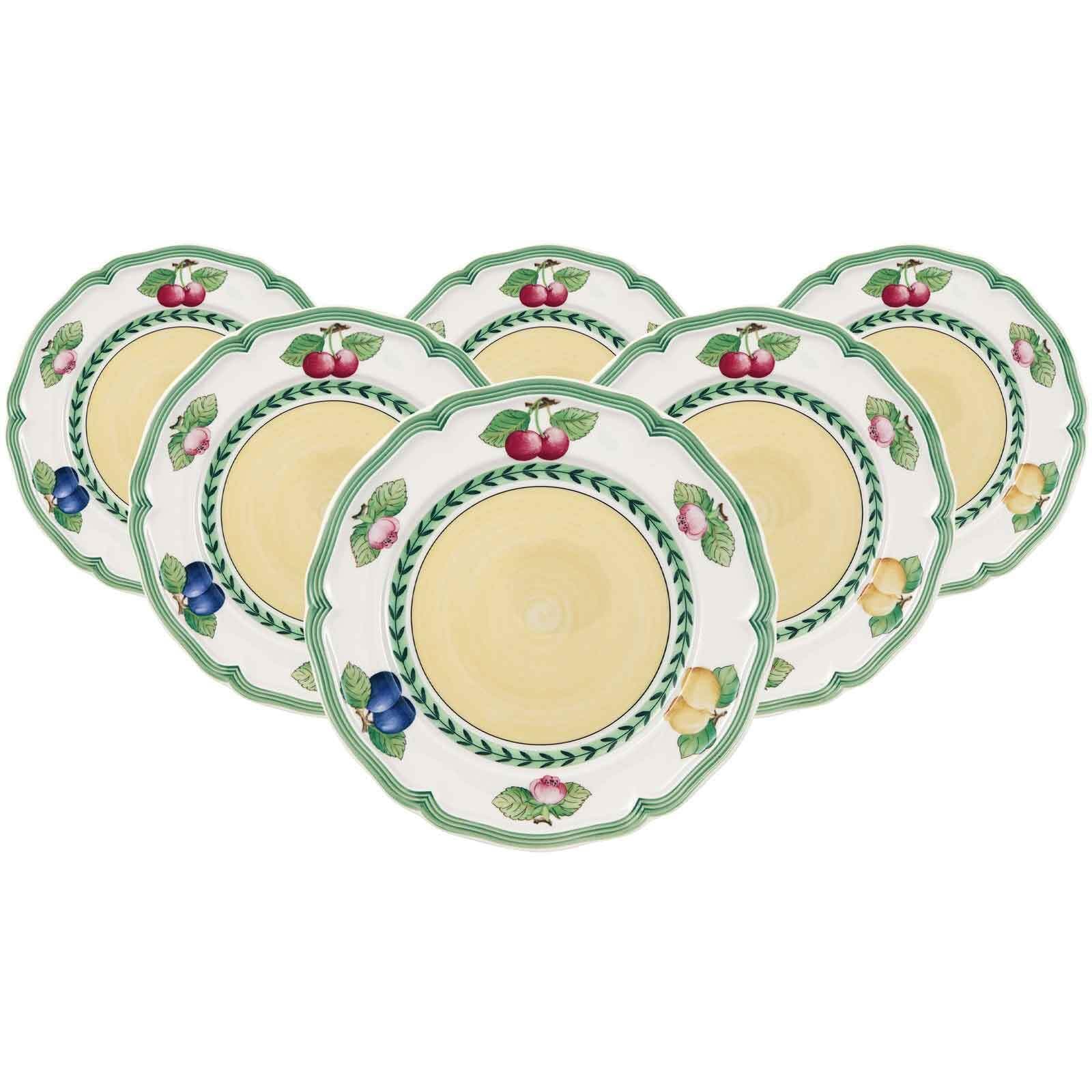 Villeroy & Boch Frühstücksteller French Garden Fleurence 6er Set Bunt