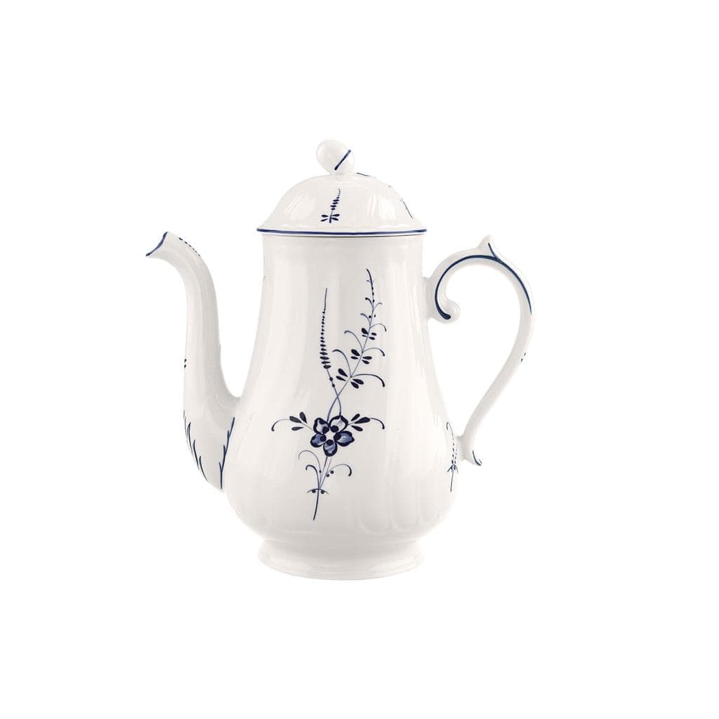 Villeroy & Boch Kaffeekanne Vieux Luxembourg 1,3 l Weiß-Blau