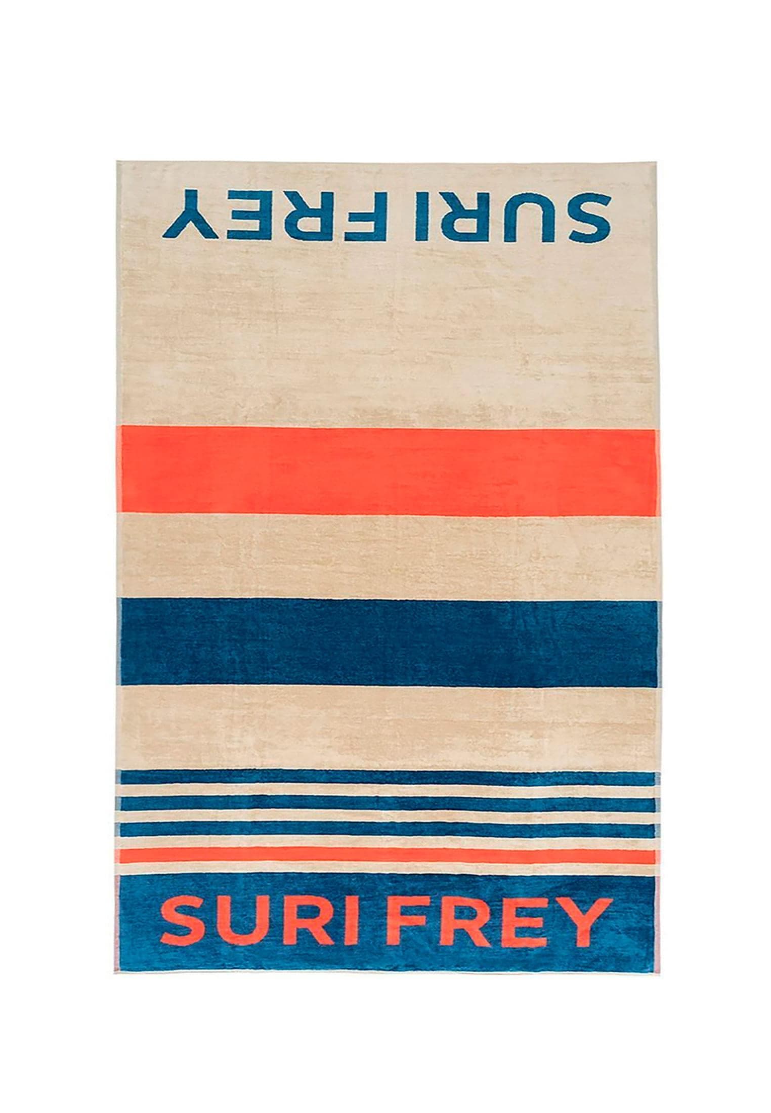Beige Kombi Strandtuch aus Baumwolle - Ideal für den Strand