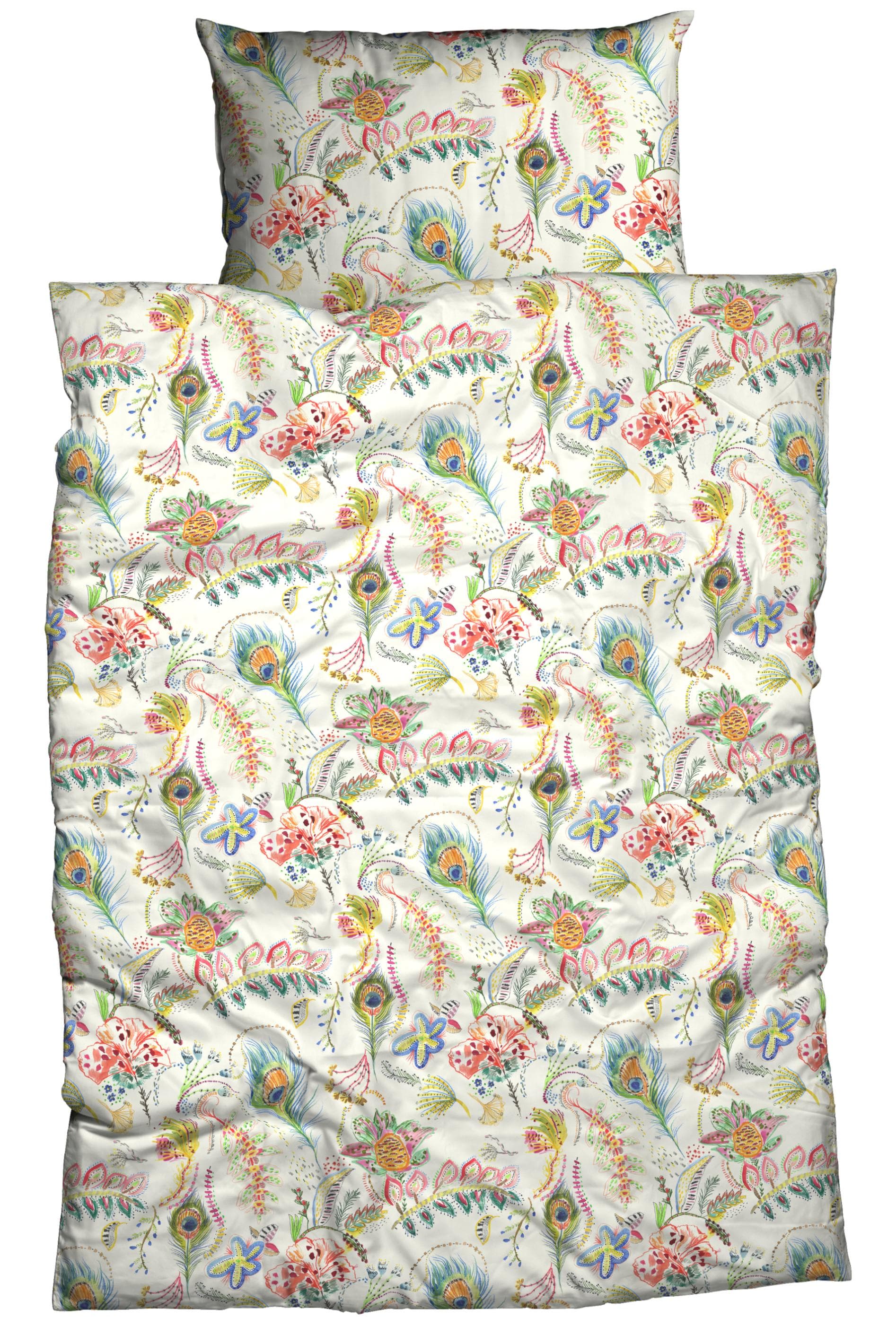 CASATEX Bettwäsche Clarissa Bunt Satin 100% Baumwolle