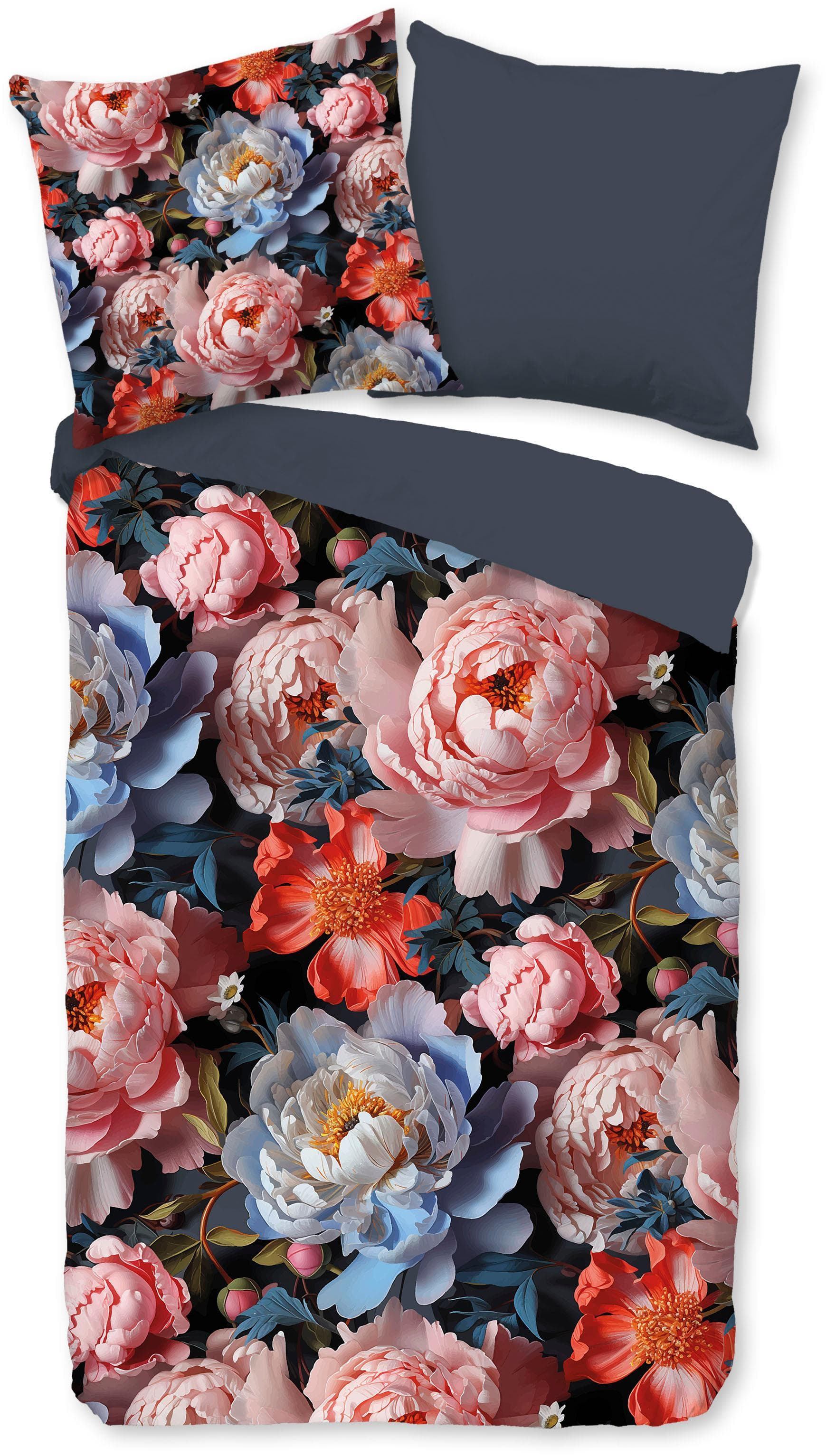 Good Morning Wendebettwäsche Rhein Bunt 100% Baumwolle Renforcé