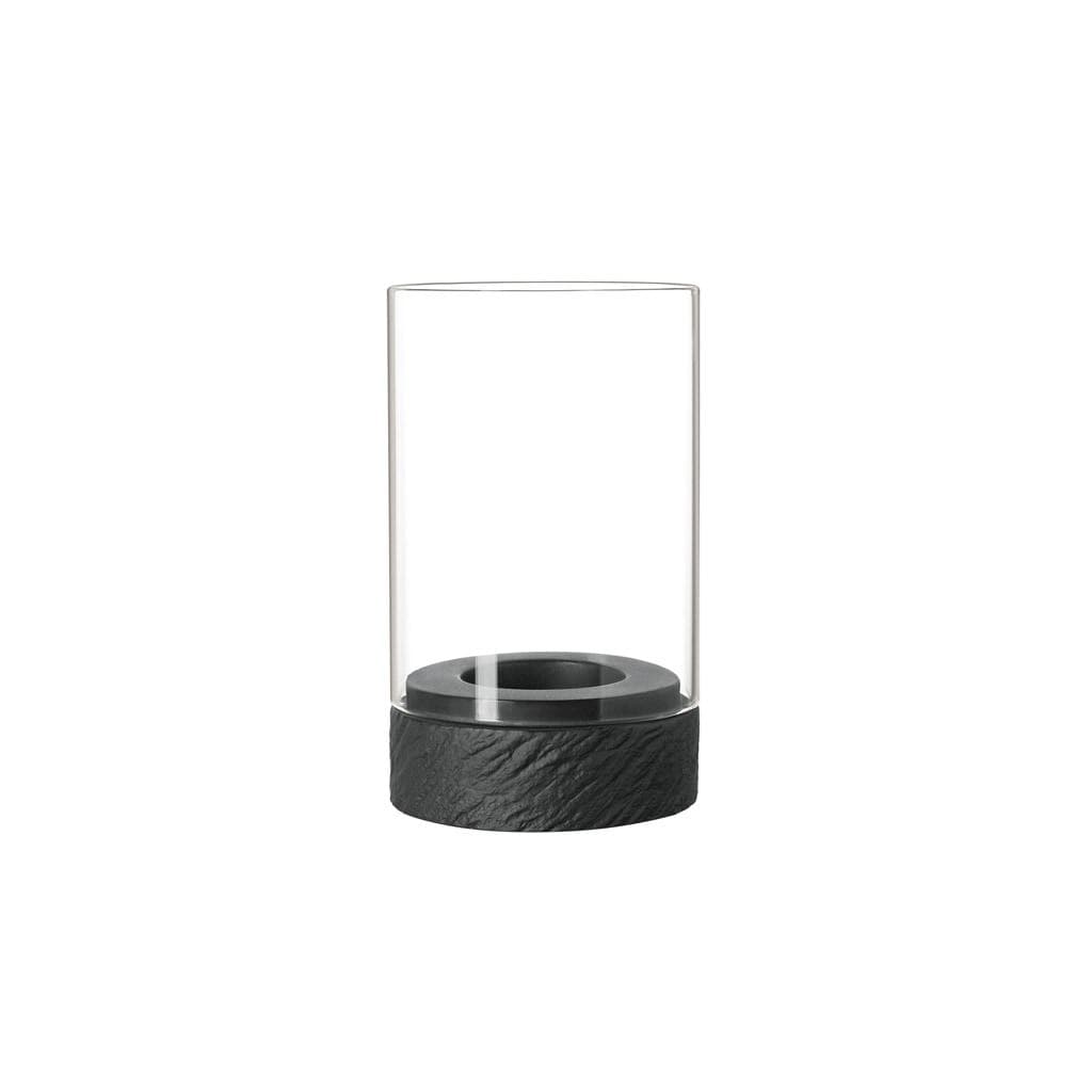 Villeroy & Boch Windlicht Manufacture Rock Home Schwarz Schiefer-Optik