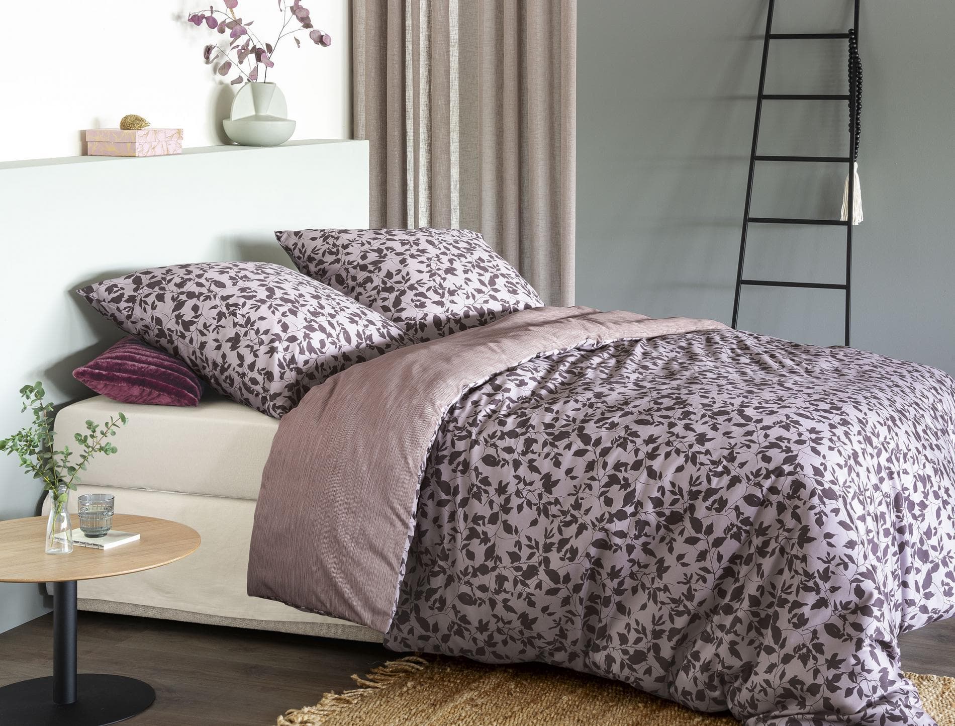 Irisette Wendebettwäsche Angel 8433 Lila Baumwolle