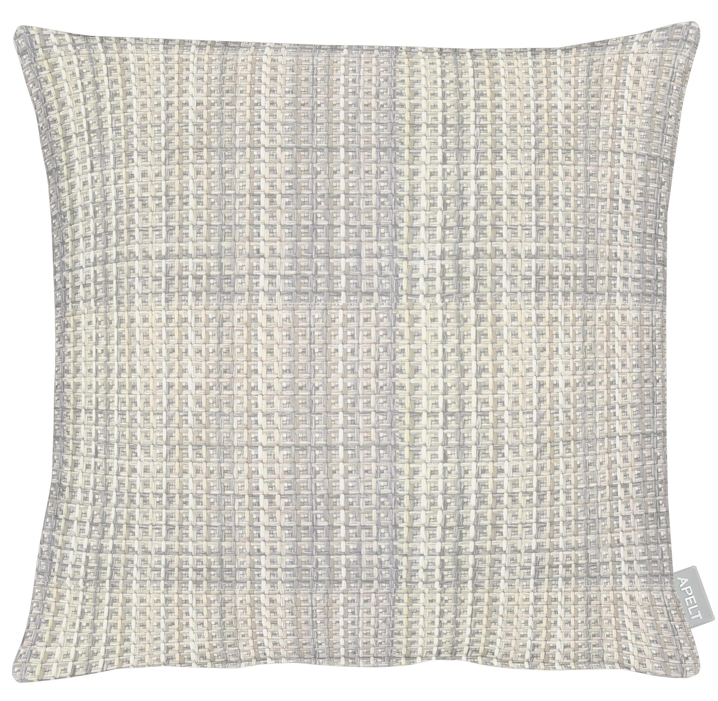 Dekokissen APELT Cona Beige Jaquard-Struktur