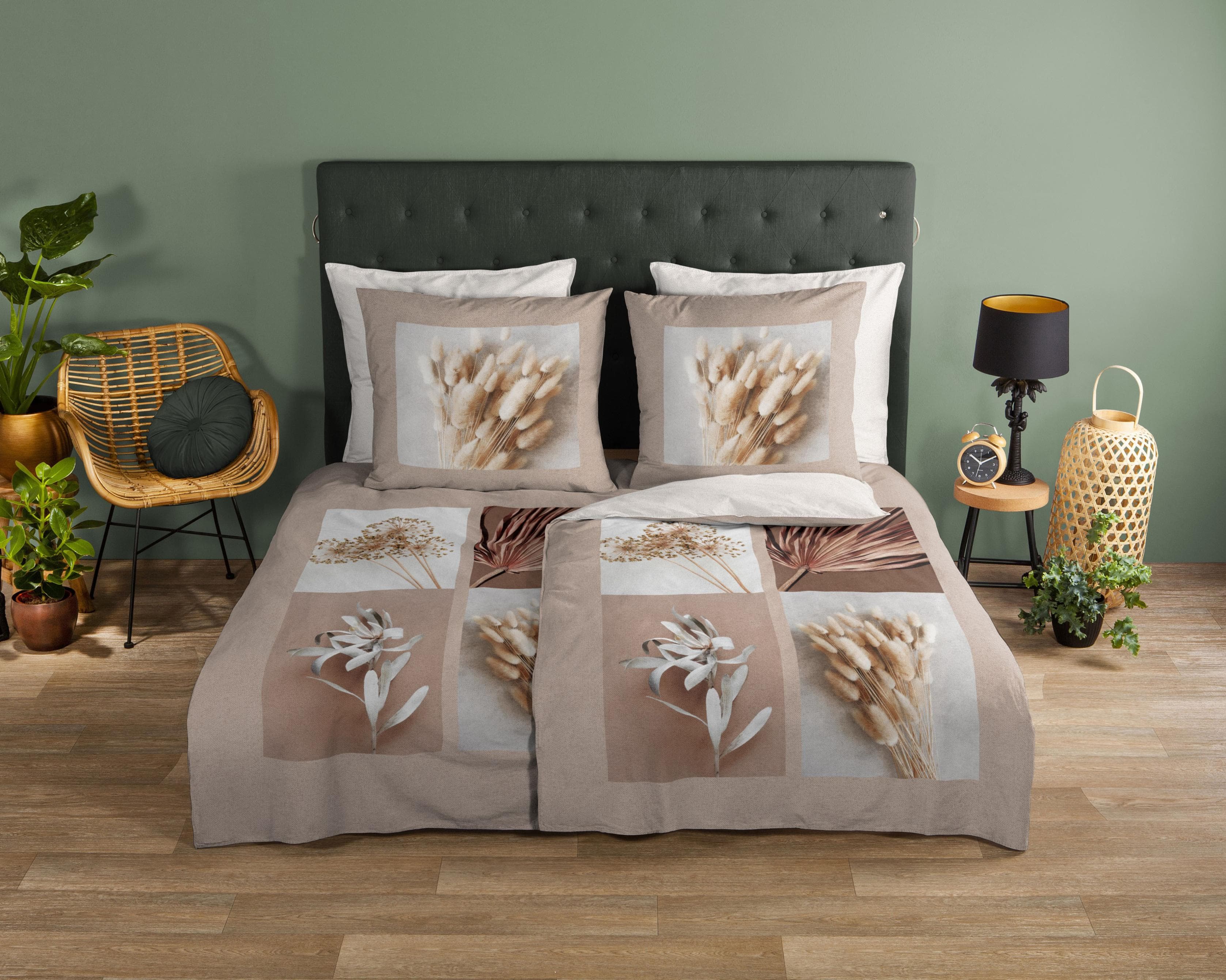 Good Morning Wendebettwäsche Kami Beige 100% Baumwolle Renforcé