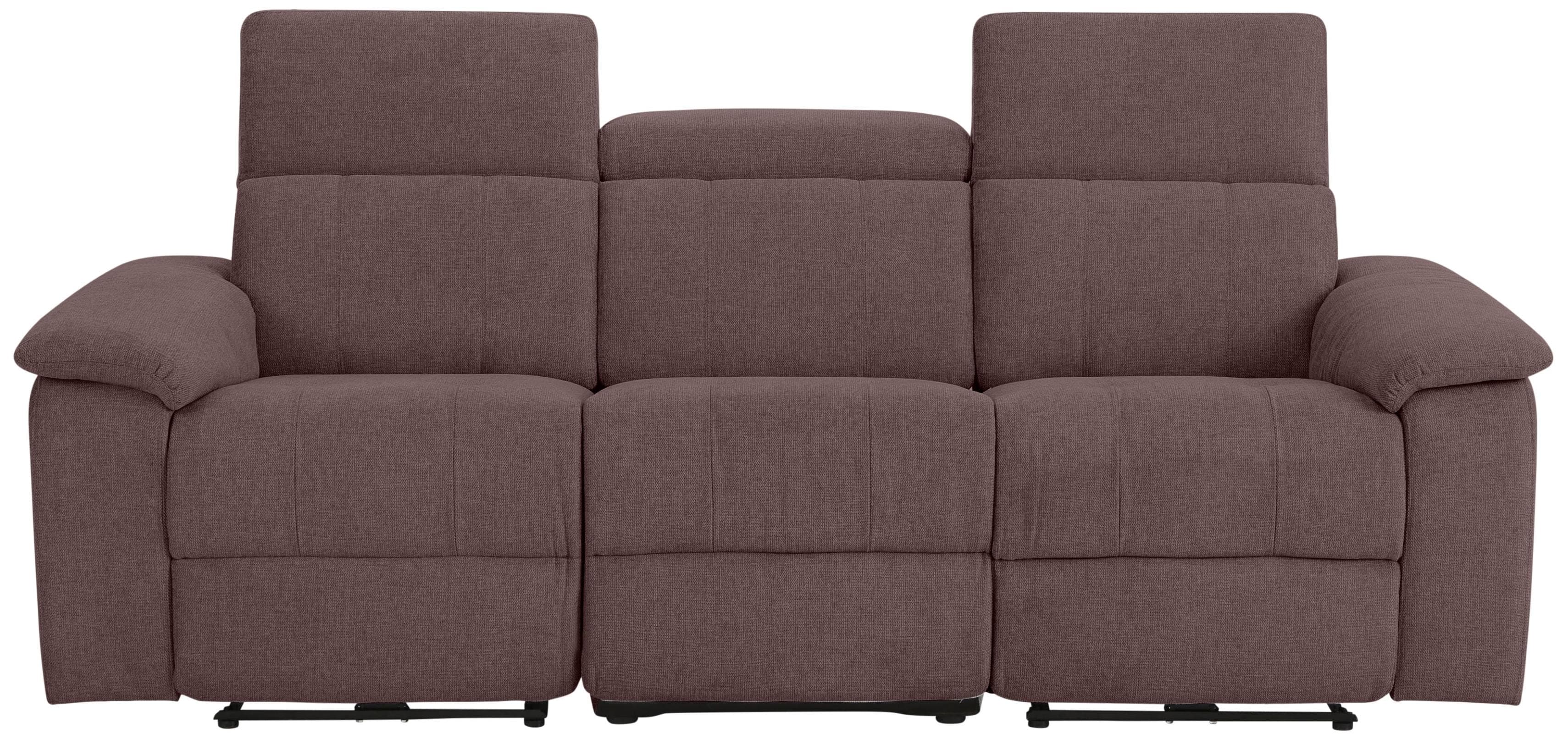 3-Sitzer Sofa mit Relaxfunktion und USB-Anschluss