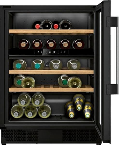 Neff Weintemperierschrank 44 Flaschen 2 Temperaturzonen Schwarz