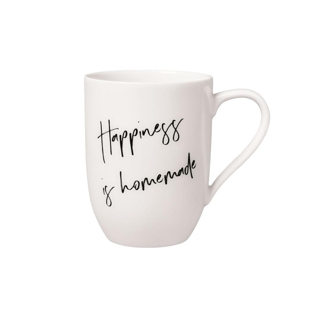 Villeroy & Boch Statement Becher 'Happiness is Homemade' 290 ml Weiß