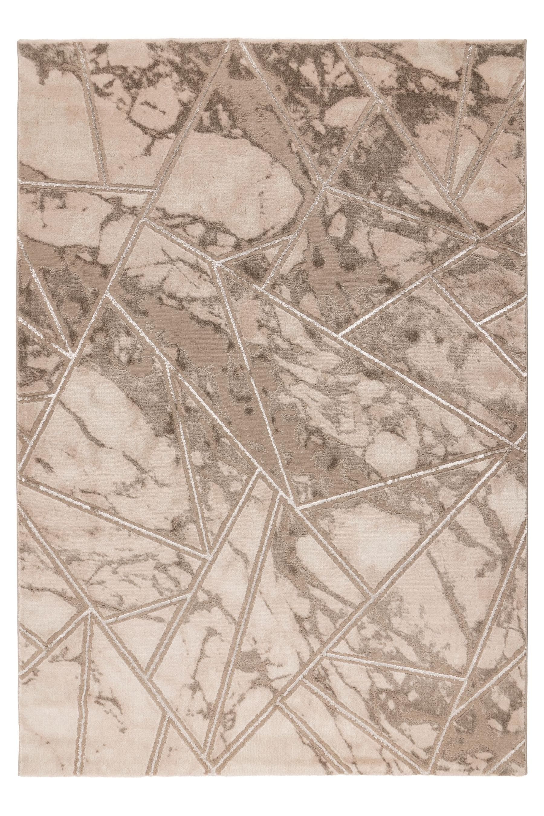 Kayoom Mineral 225 Kurzflorteppich Beige