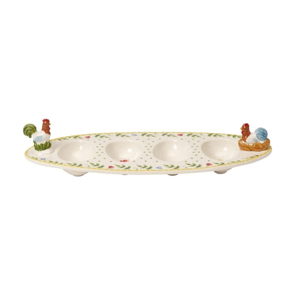 Villeroy & Boch Servierplatte Ei-Boot Spring Awakening Bunt