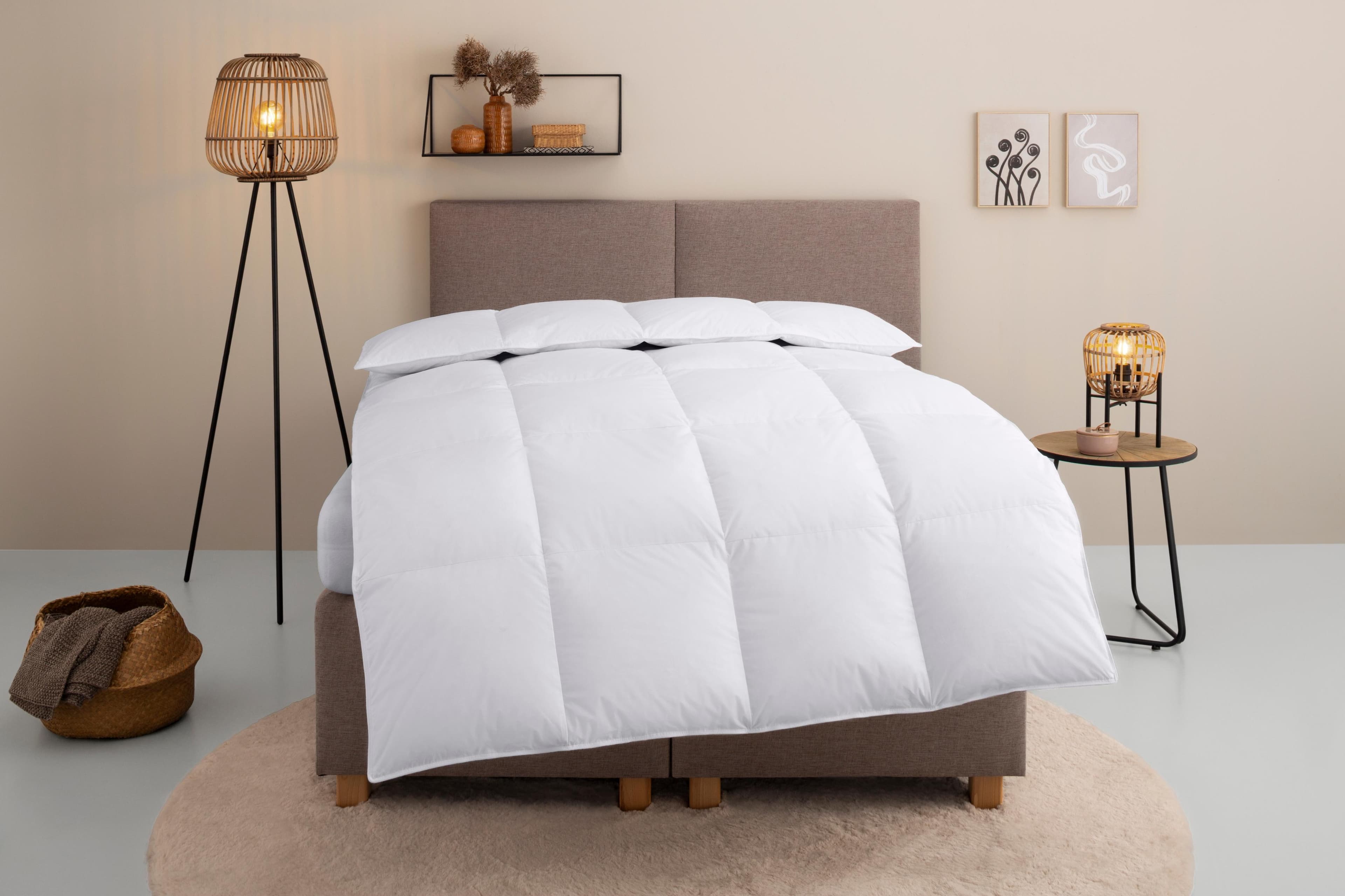 OTTO HOME Daunendecke Chevillon Weiß 155x220 cm Baumwolle
