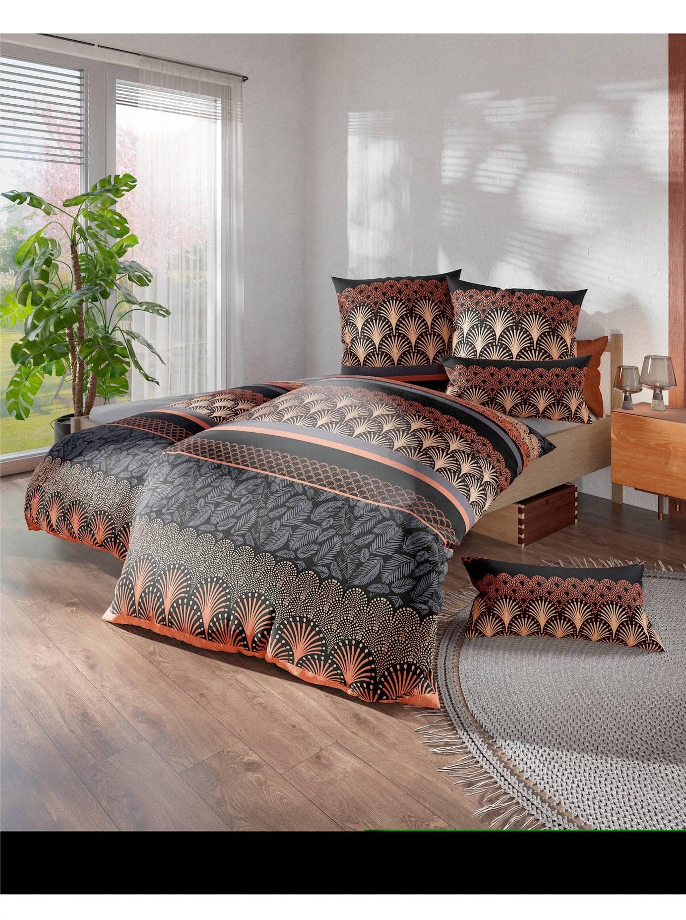 Witt Renforcé Bettwäsche 2-Teilig mit Reißverschluss