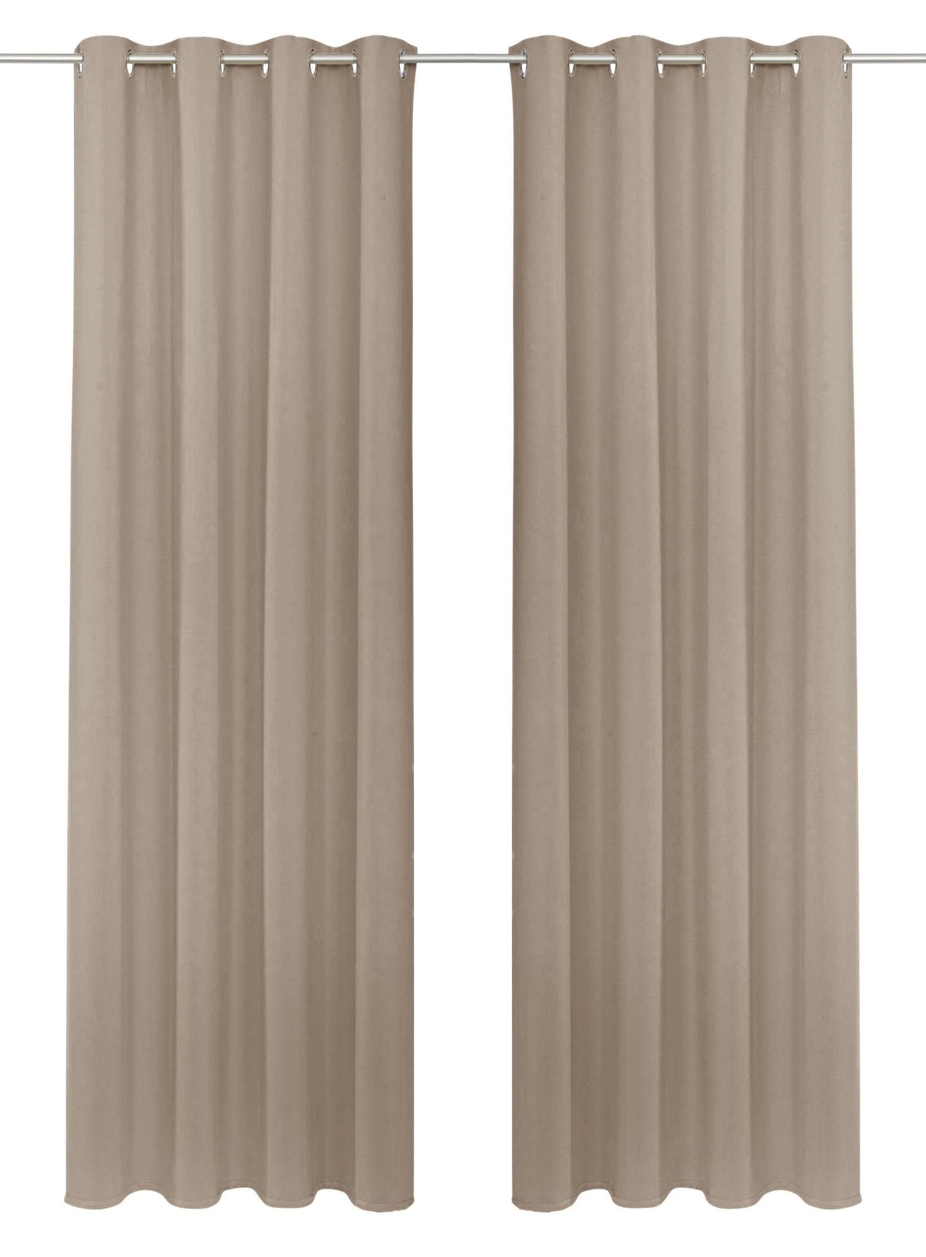 my home Gardine SOLA 1er Set Blickdicht Polyester