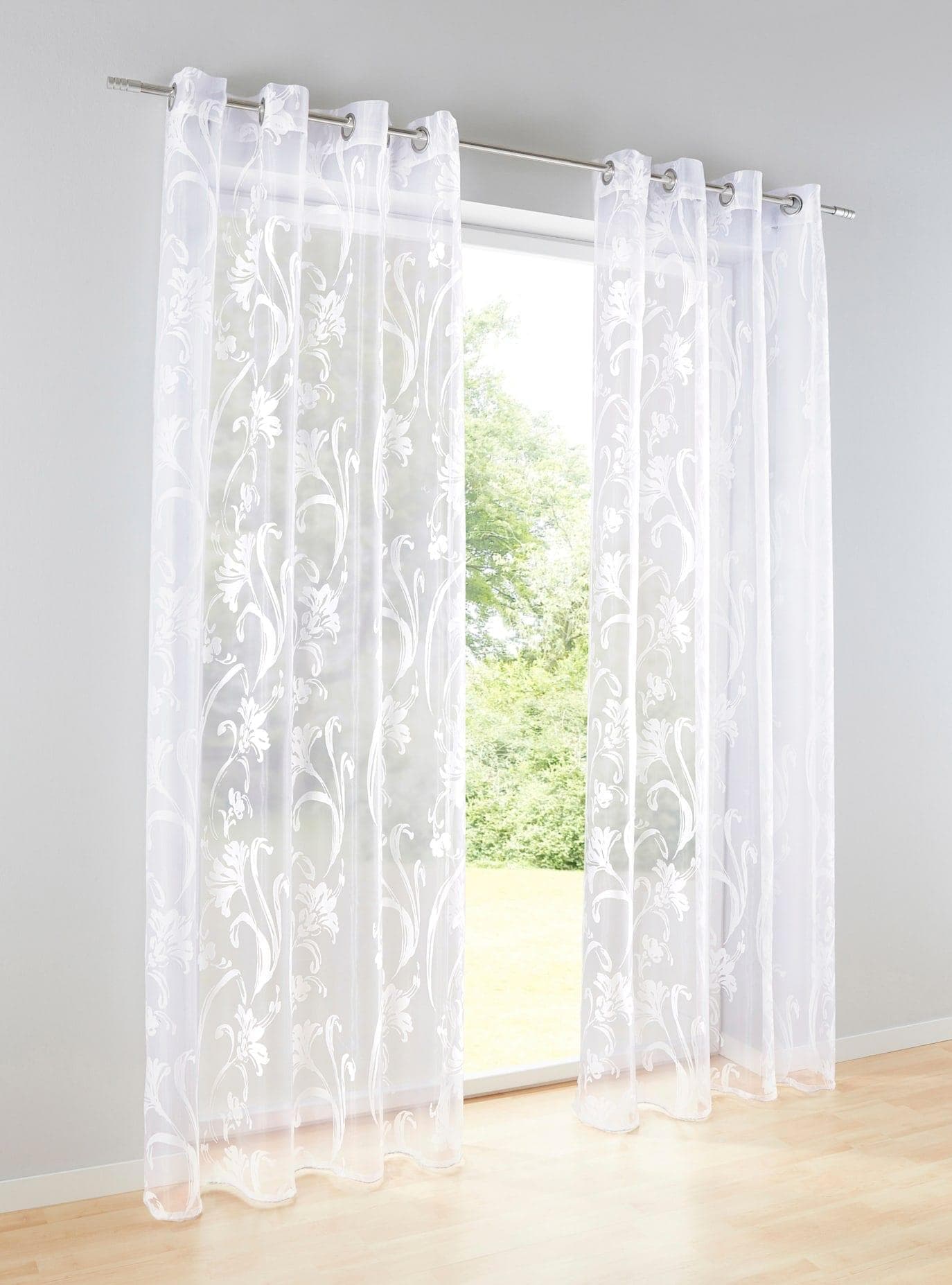 heine Gardine Dekostore Transparent