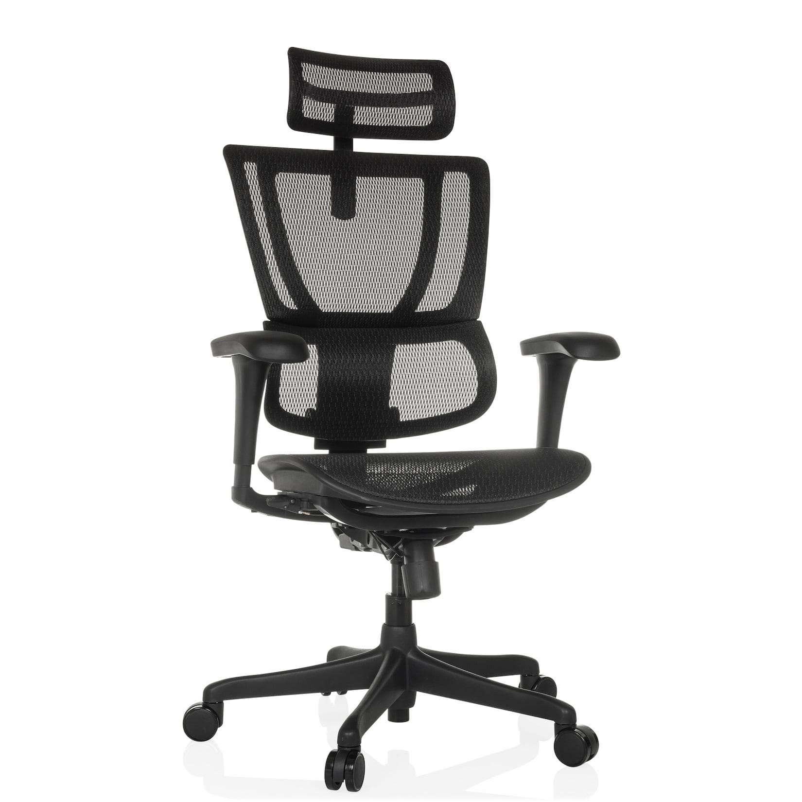 hjh OFFICE Luxus Chefsessel ERGOHUMAN SLIM ECO M GEN2 Netzstoff mit Armlehnen