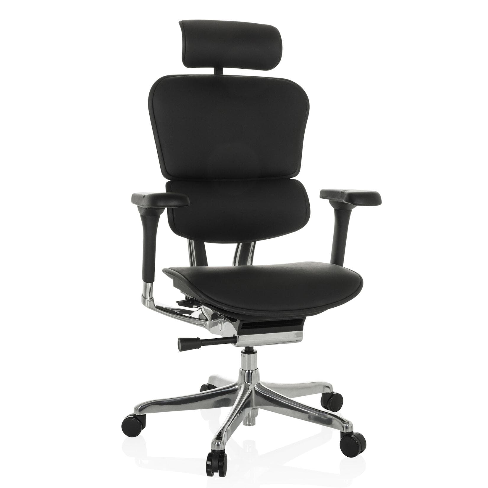 hjh OFFICE Luxus Chefsessel ERGOHUMAN GEN2 Leder mit Armlehnen höhenverstellbar