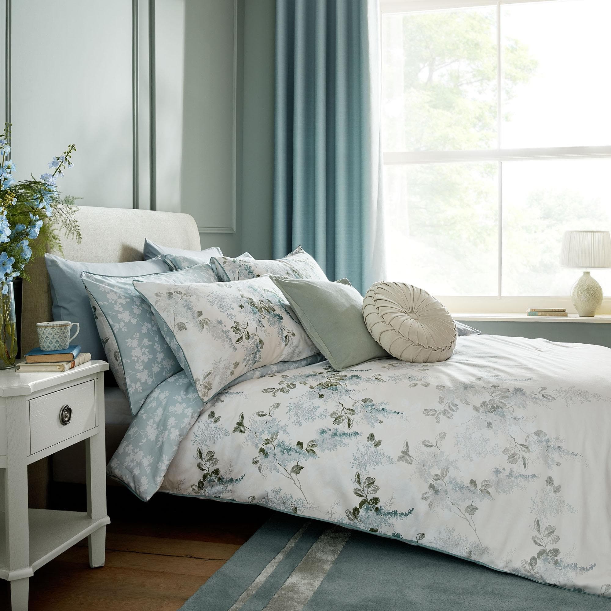 Laura Ashley Wendebettwäsche Mirabelle Satin 200x200 cm