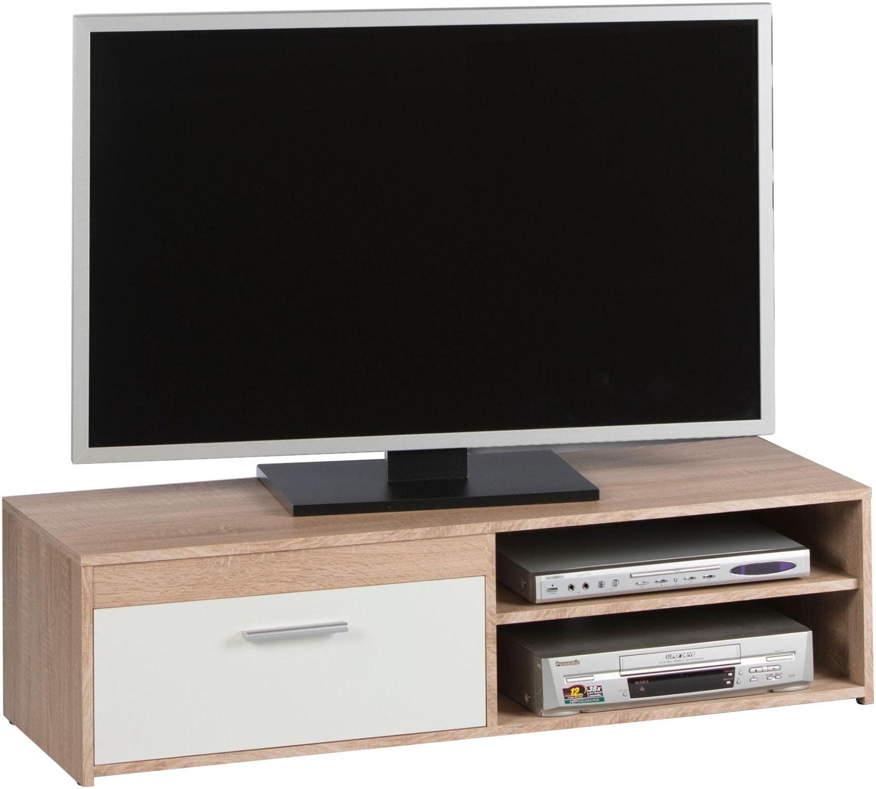 TV-Schrank STOLKOM Gemma weiß Sonoma Eiche 120cm