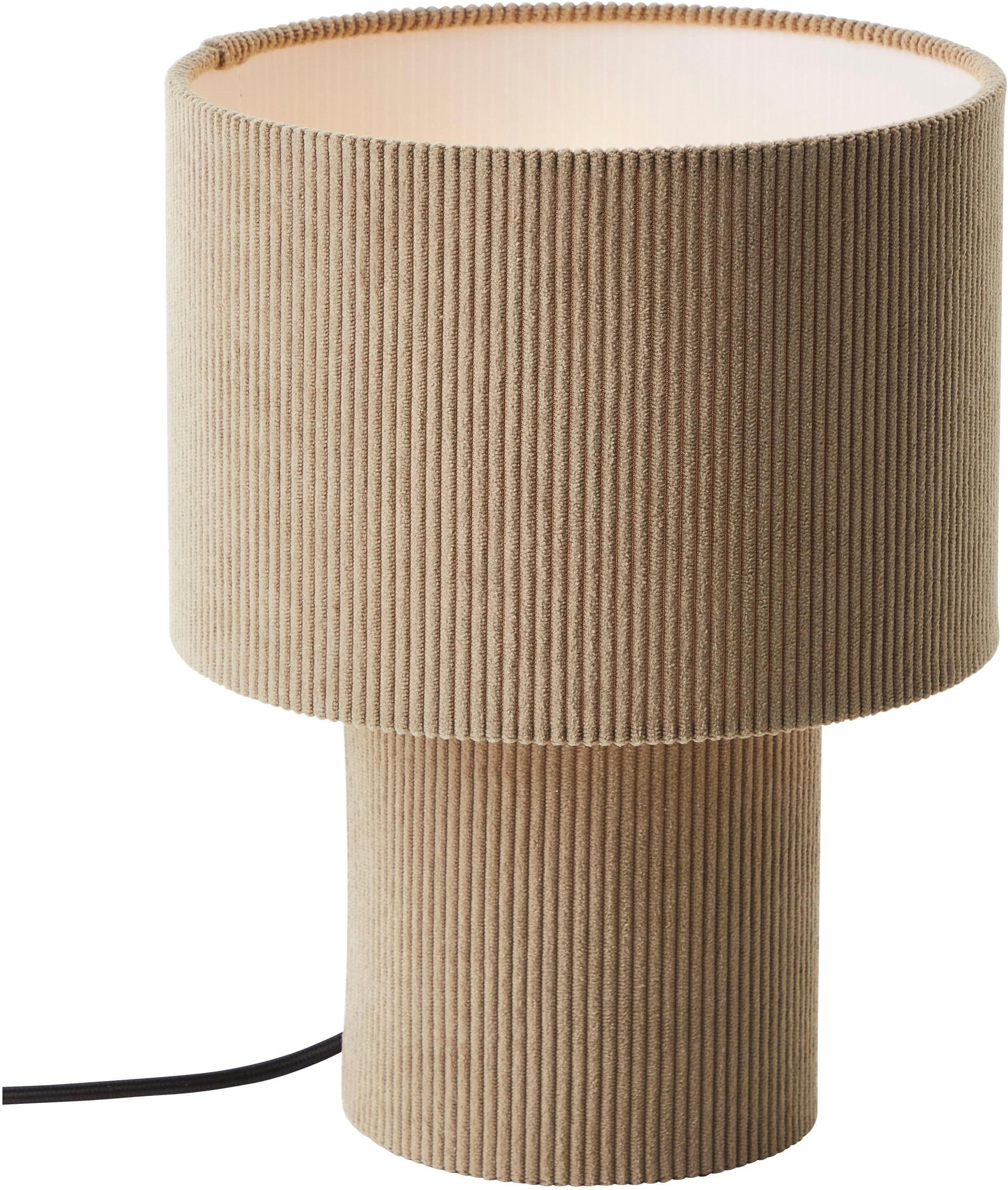 LeGer Home by Lena Gercke Tischleuchte Kathleen Cordleuchte Beige