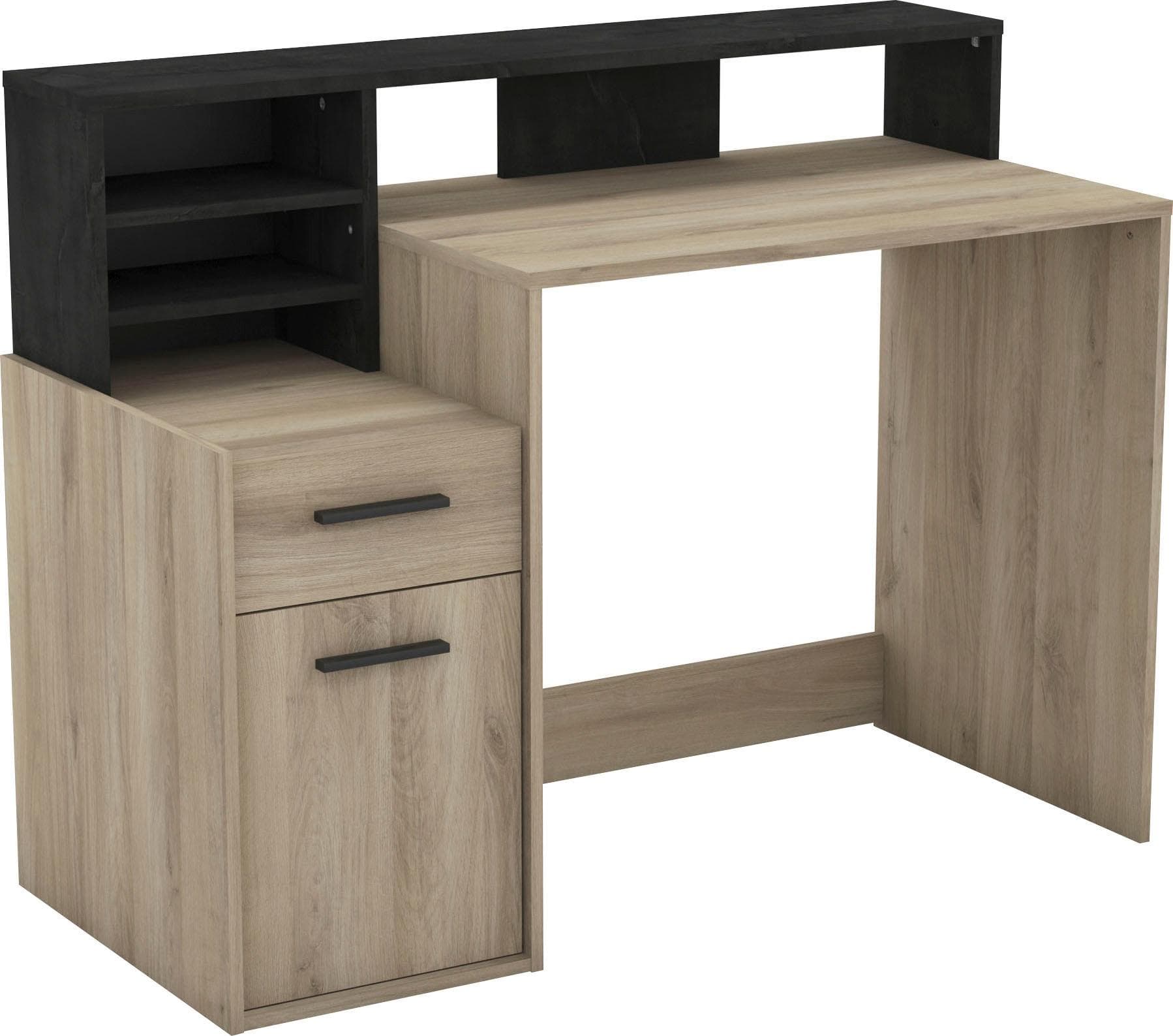 Schreibtisch Demeyere Group Delphi Grau Holzwerkstoff 1 Tür 1 Schublade