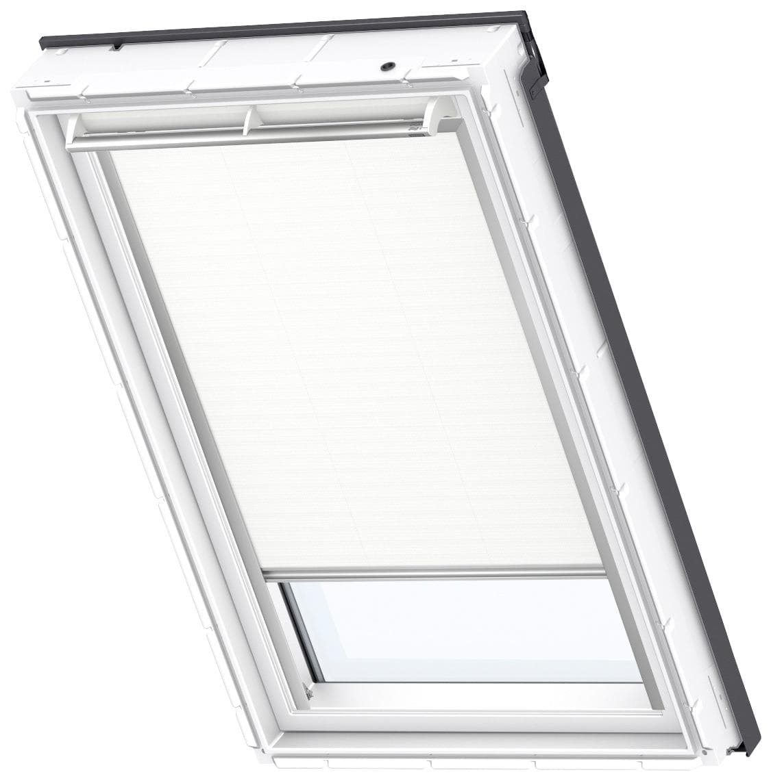 Verdunklungsrollo VELUX FK06 1025S Weiß Aluminium Polyester Rollos Verdunklungsrollo