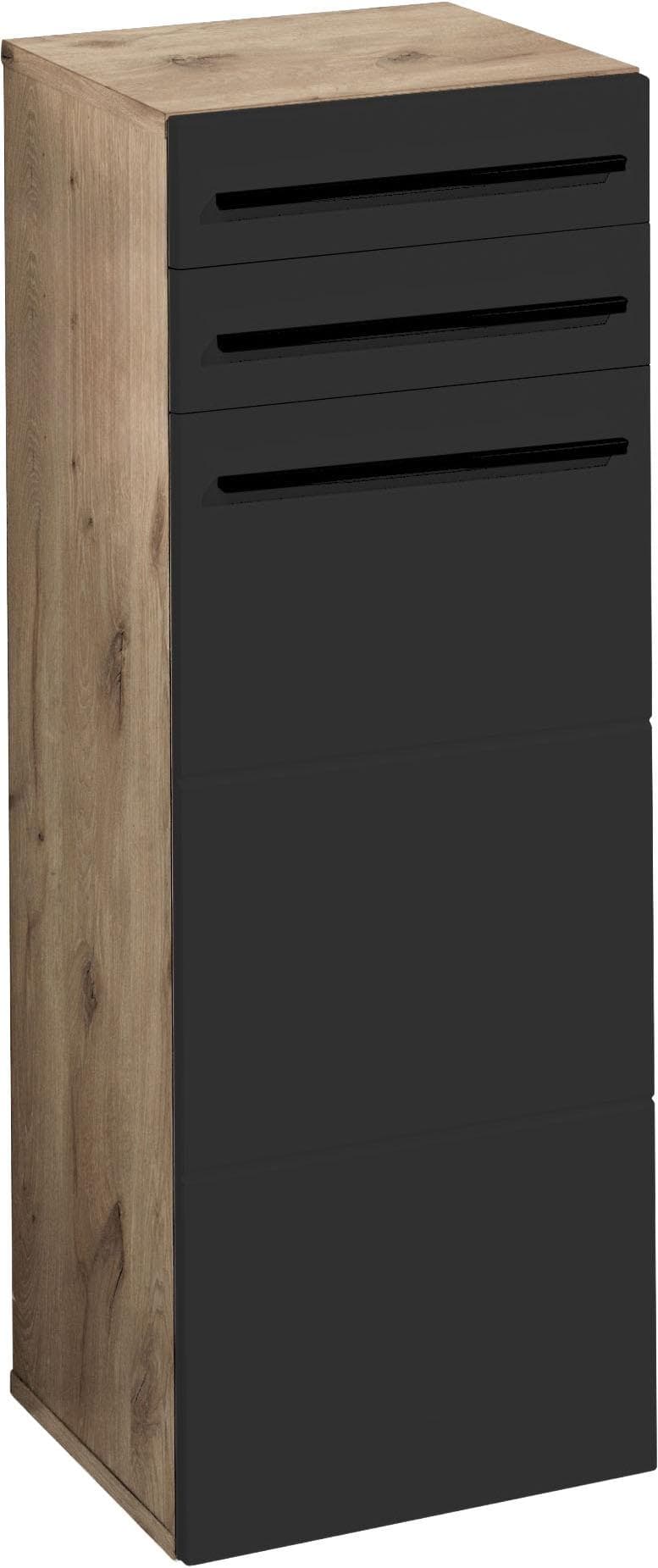Midischrank BASIC BY BALCULINA Vista 34 cm Breite Kunststoffgriffe