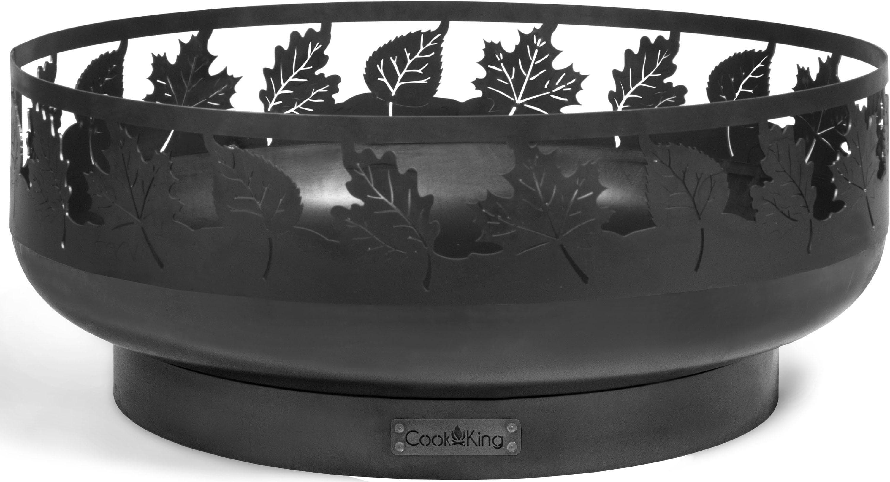 CookKing Feuerschale Toronto Schwarz 80 cm Stahl