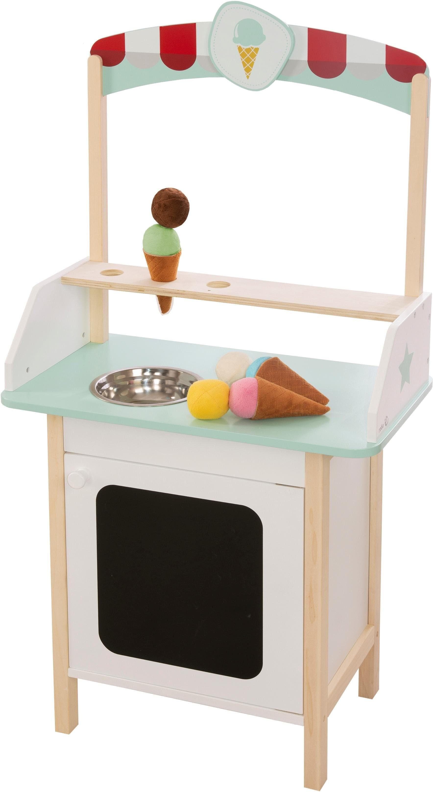 ROBA Eisstand bunt Retro-Look mit Zubehör