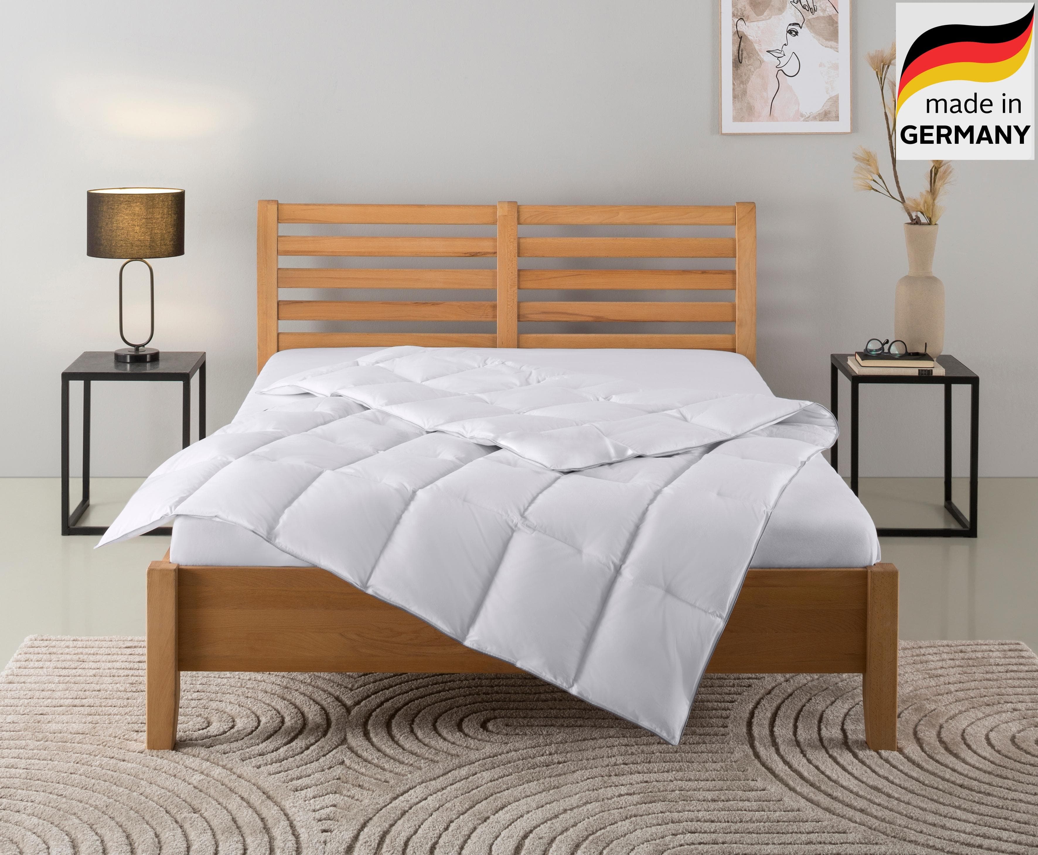 OTTO HOME Daunenbettdecke Weiß 100% Baumwolle