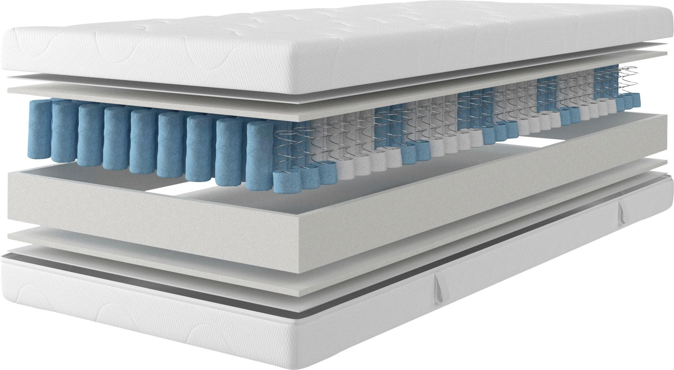 Älgdröm Kirkja Taschenfederkernmatratze: 7-Zonen Ergonomisch & Atmungsaktiv