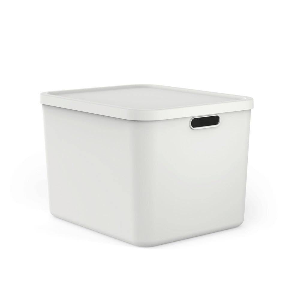 Rotho Aufbewahrungsbox Albula Weiß Kunststoff
